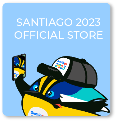 Button to access the Santiago 2023 official store
