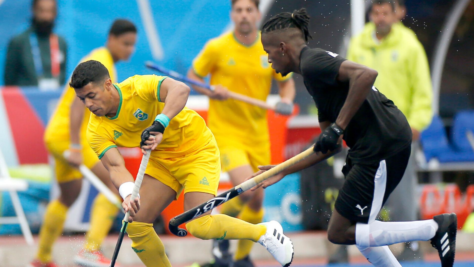 Brazil rebounds in male's hockey after defeating Trinidad and Tobago