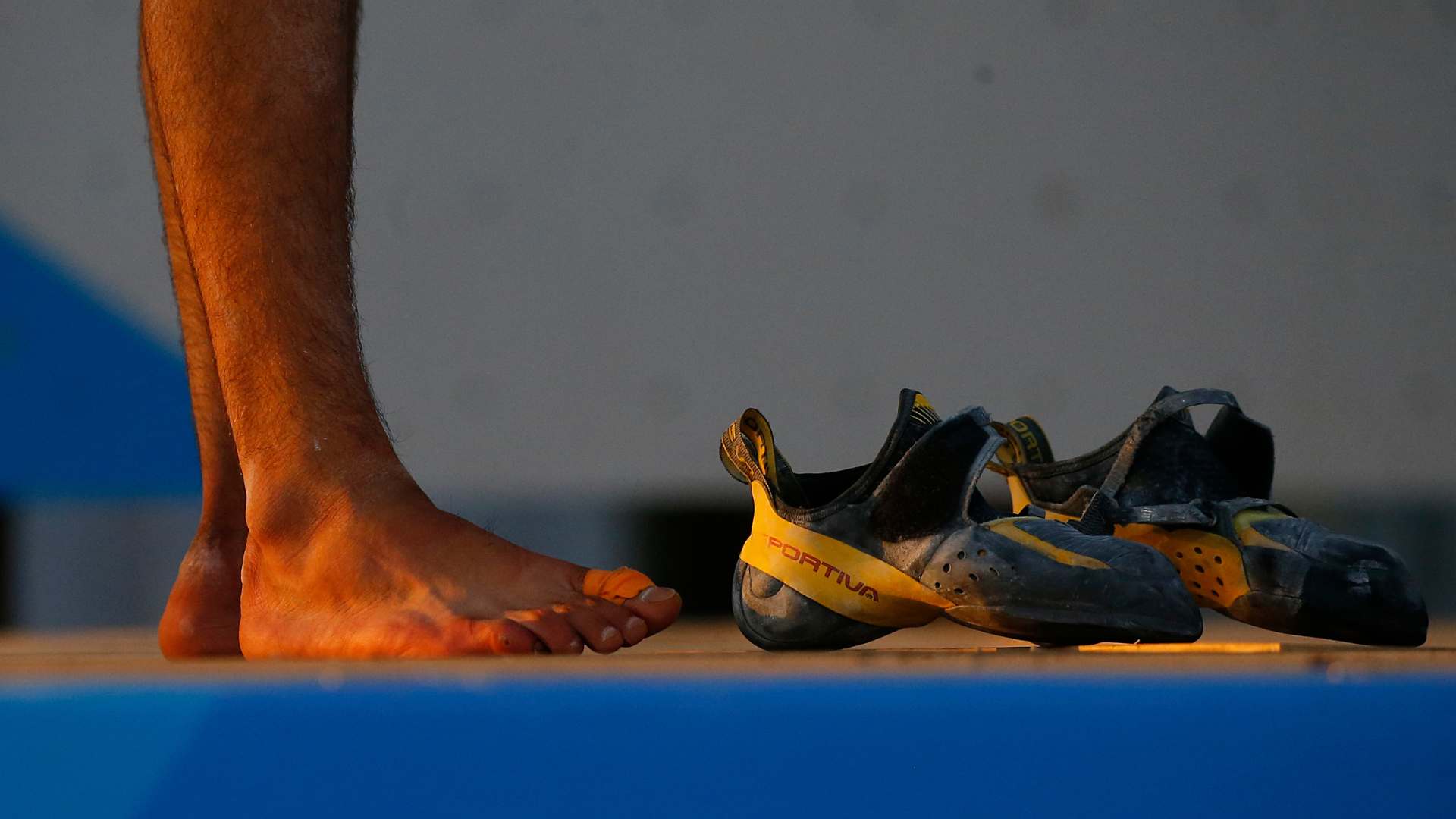 La exigencia de este deporte queda en evidencia con esta imagen de los pies de Joaquín Urrutia.