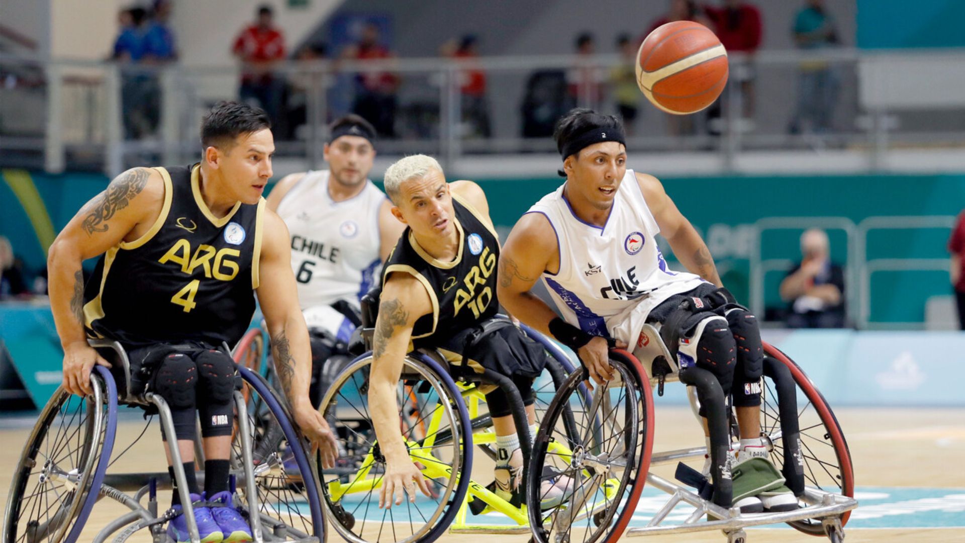 Contundente victoria de Argentina ante Chile en el básquetbol en silla de ruedas