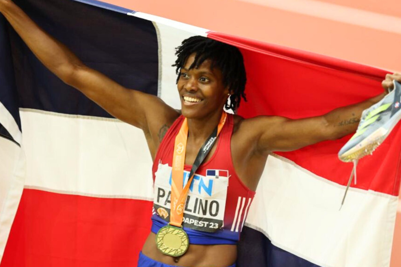 Mundial de Atletismo: Dominicana Marileidy Paulino se tituló campeona del mundo en la antesala de Santiago 2023