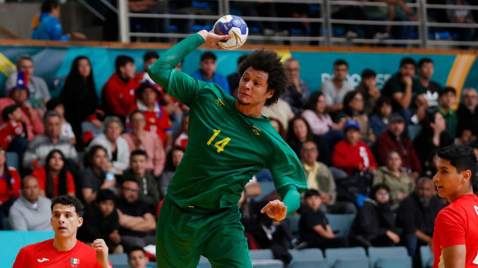 Brazil debuts by dominating Mexico in Male Handball