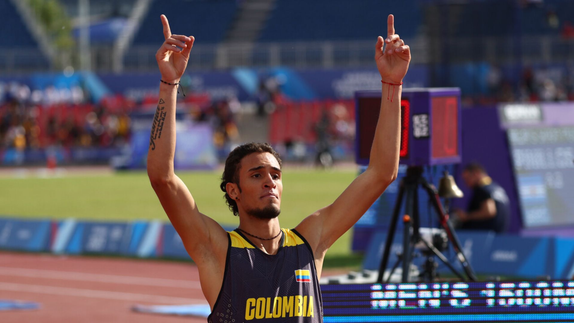 Colombiano Samuel Garín da la gran sorpresa en los 1.500 metros clase T20