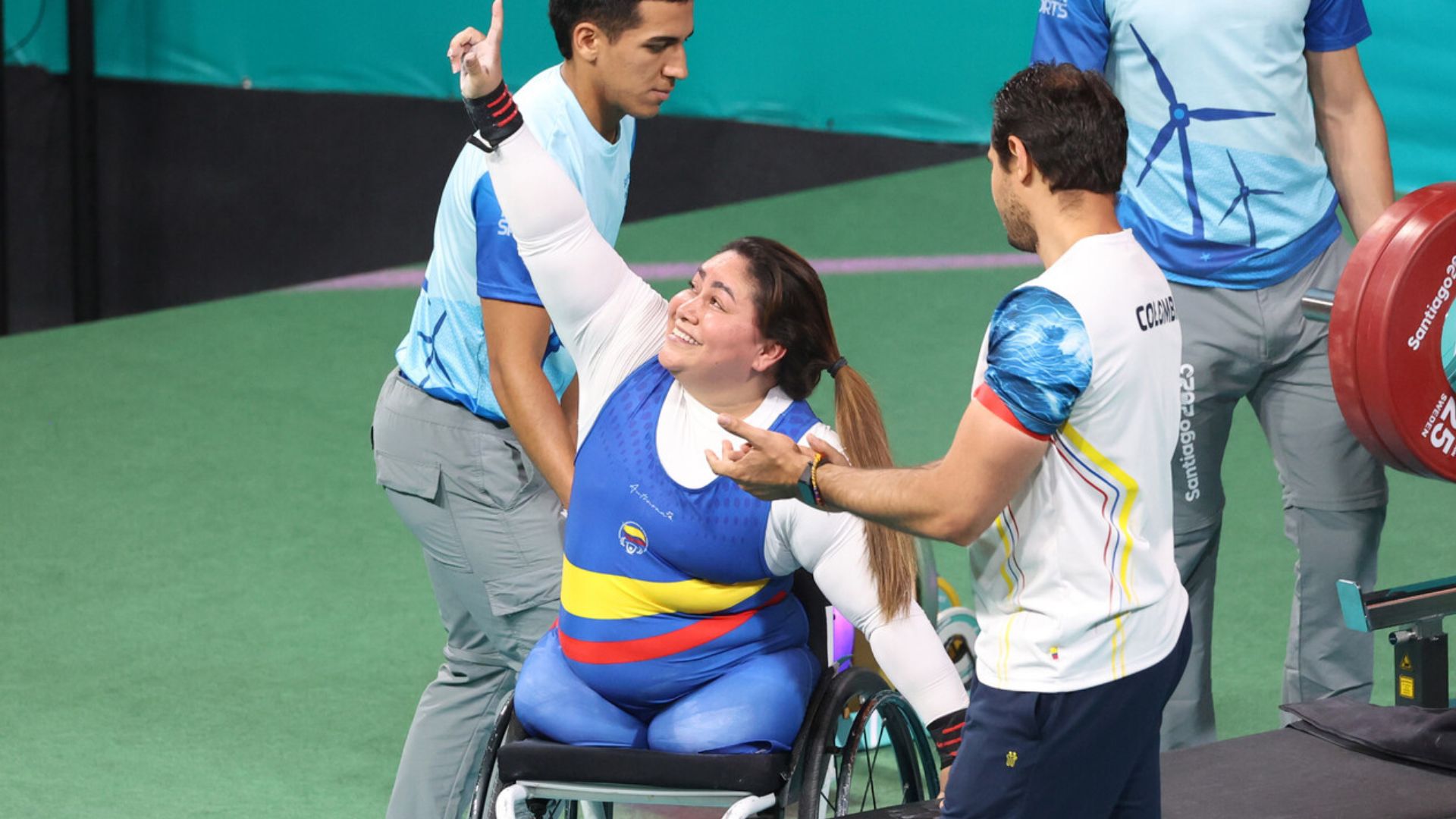 Para powerlifting: colombiana Bertha Fernández ganó el oro en -67 kilos