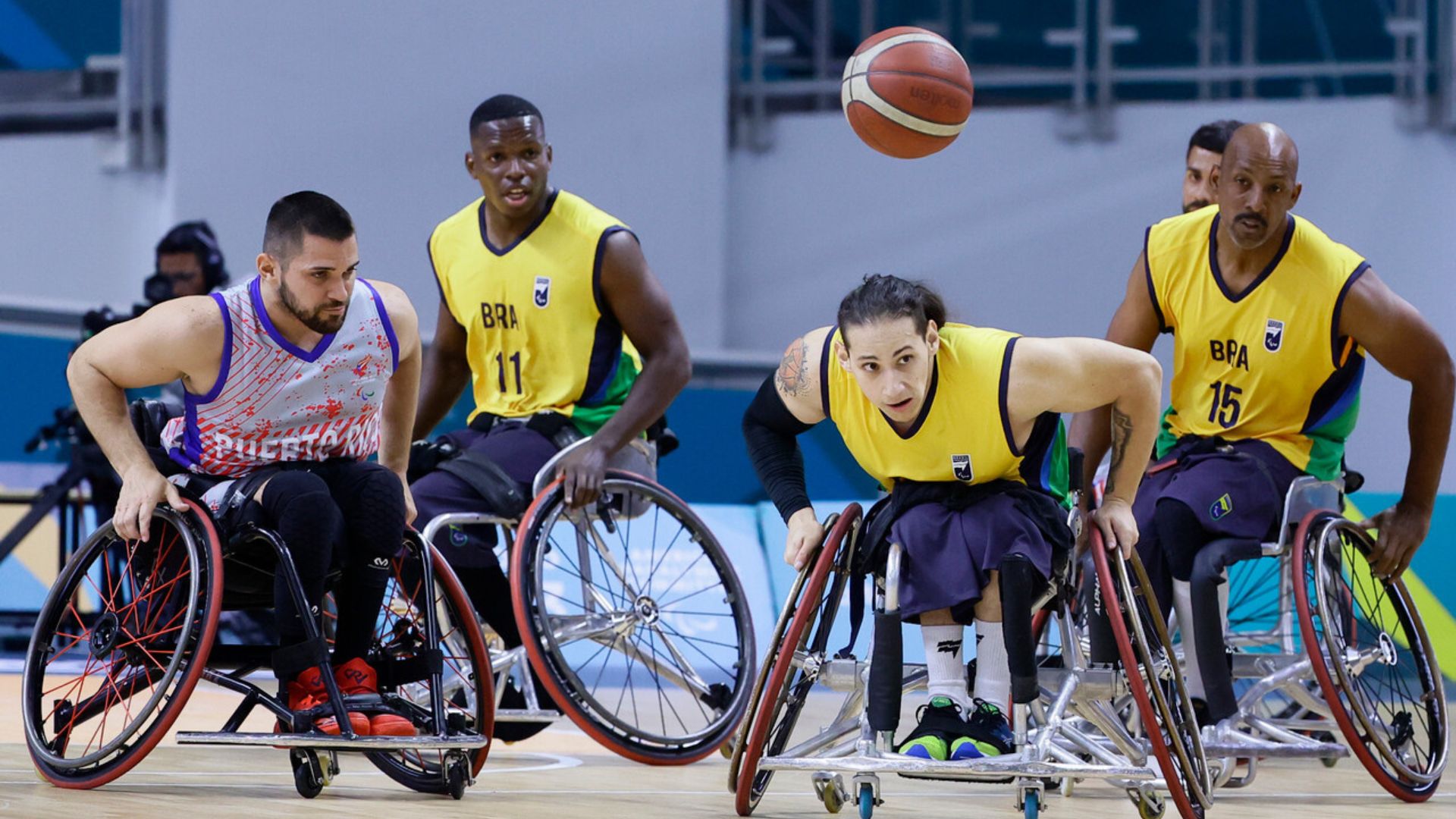 Brasil sumó su primera victoria en el básquetbol en silla de ruedas