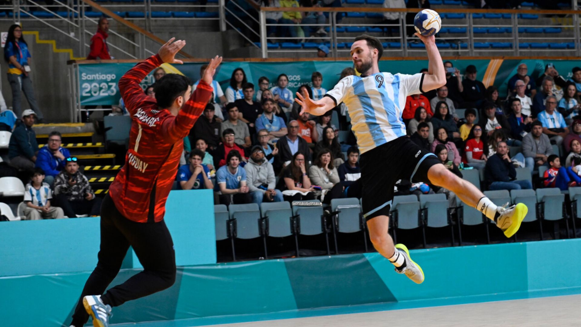 Balonmano masculino: Argentina derrotó a Uruguay por 37-16