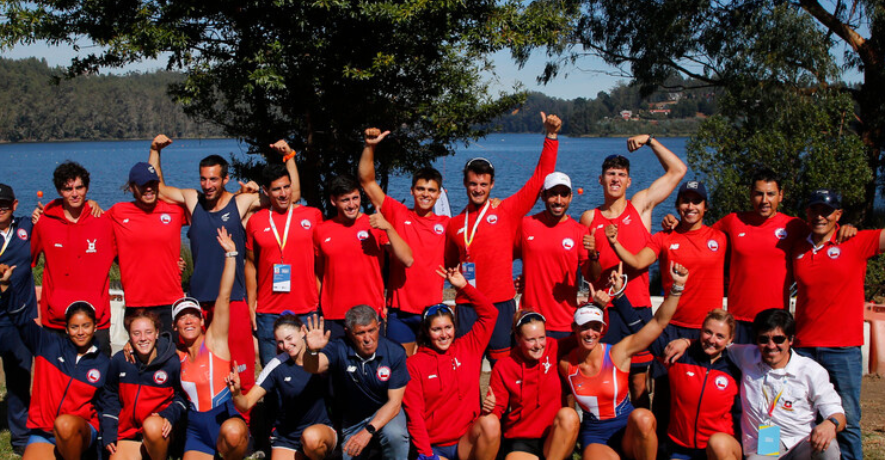 Team Chile on San Pedro de la Paz. (Picture from: Marcelo Hernández / Photosport).