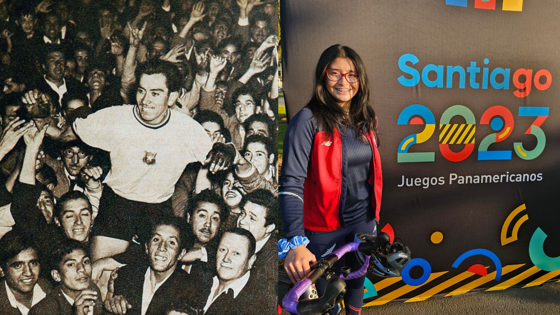 Pasado épico y presente del ciclismo: la historia que unió a histórico medallista con joven campeona hija de campeones  