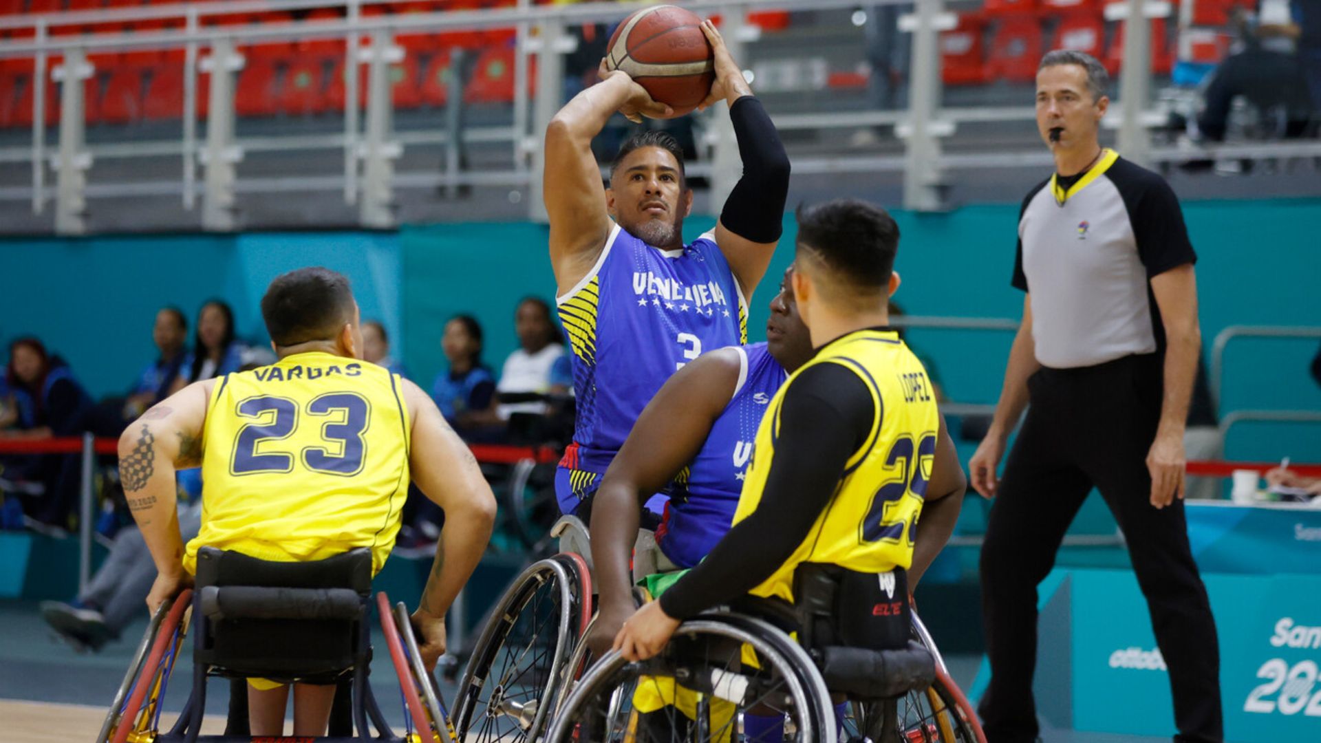 Básquetbol en silla de ruedas: Colombia es el primer semifinalista