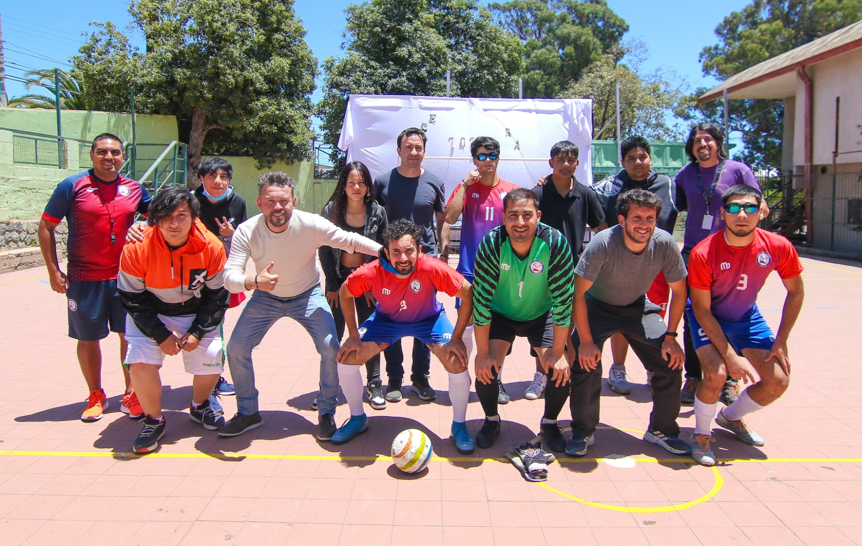 Players of soccer PC