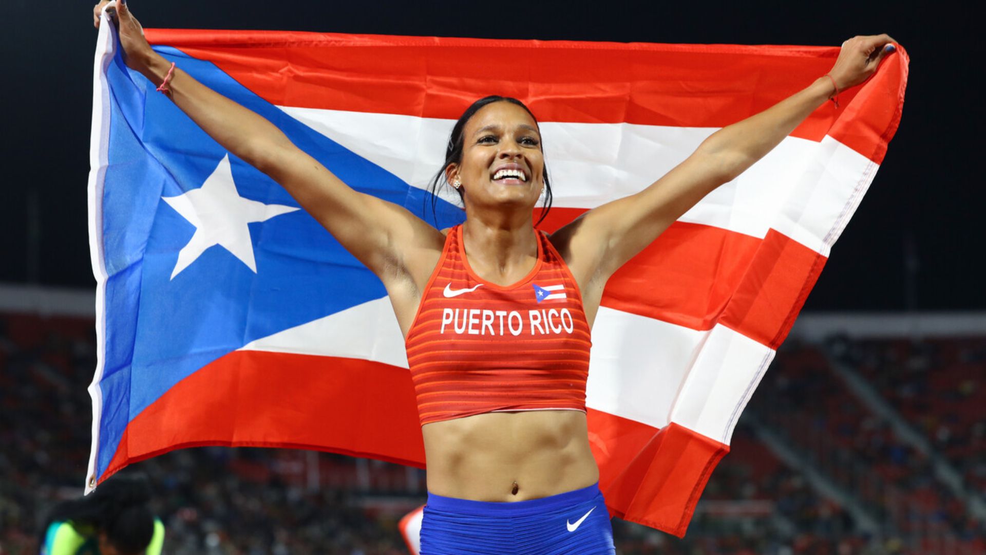 Alysbeth Félix makes history for Puerto Rico in the heptathlon