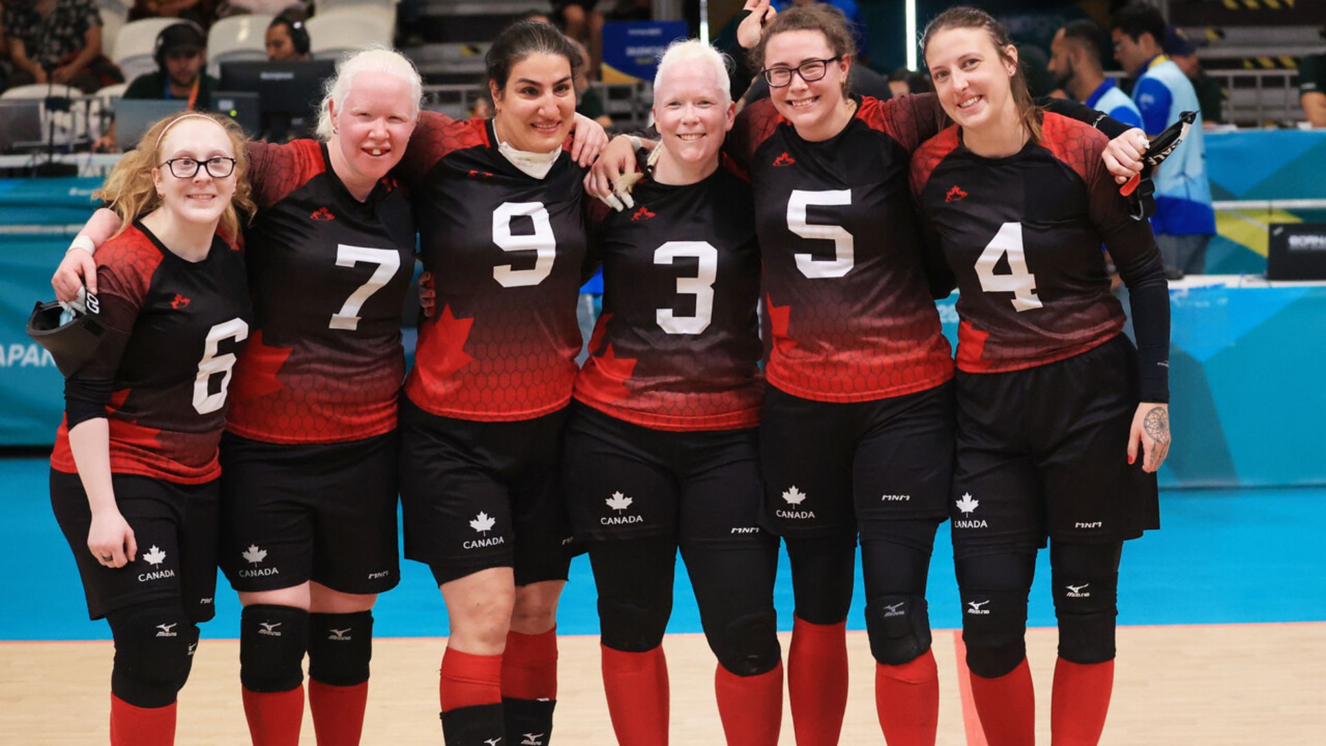 Female's Goalball: Gold for Canada with Narrow Victory over The United States.