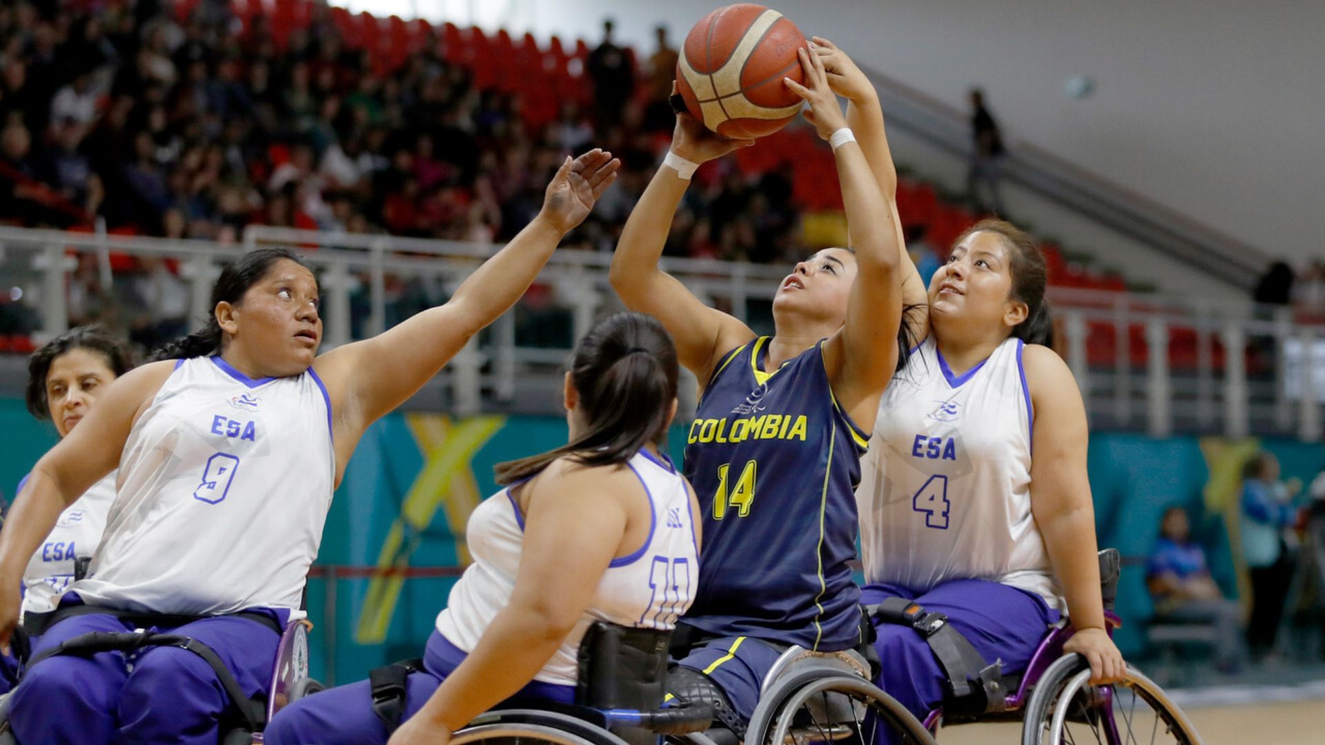 Colombia ganó a El Salvador y se ilusiona en el básquetbol en silla de ruedas