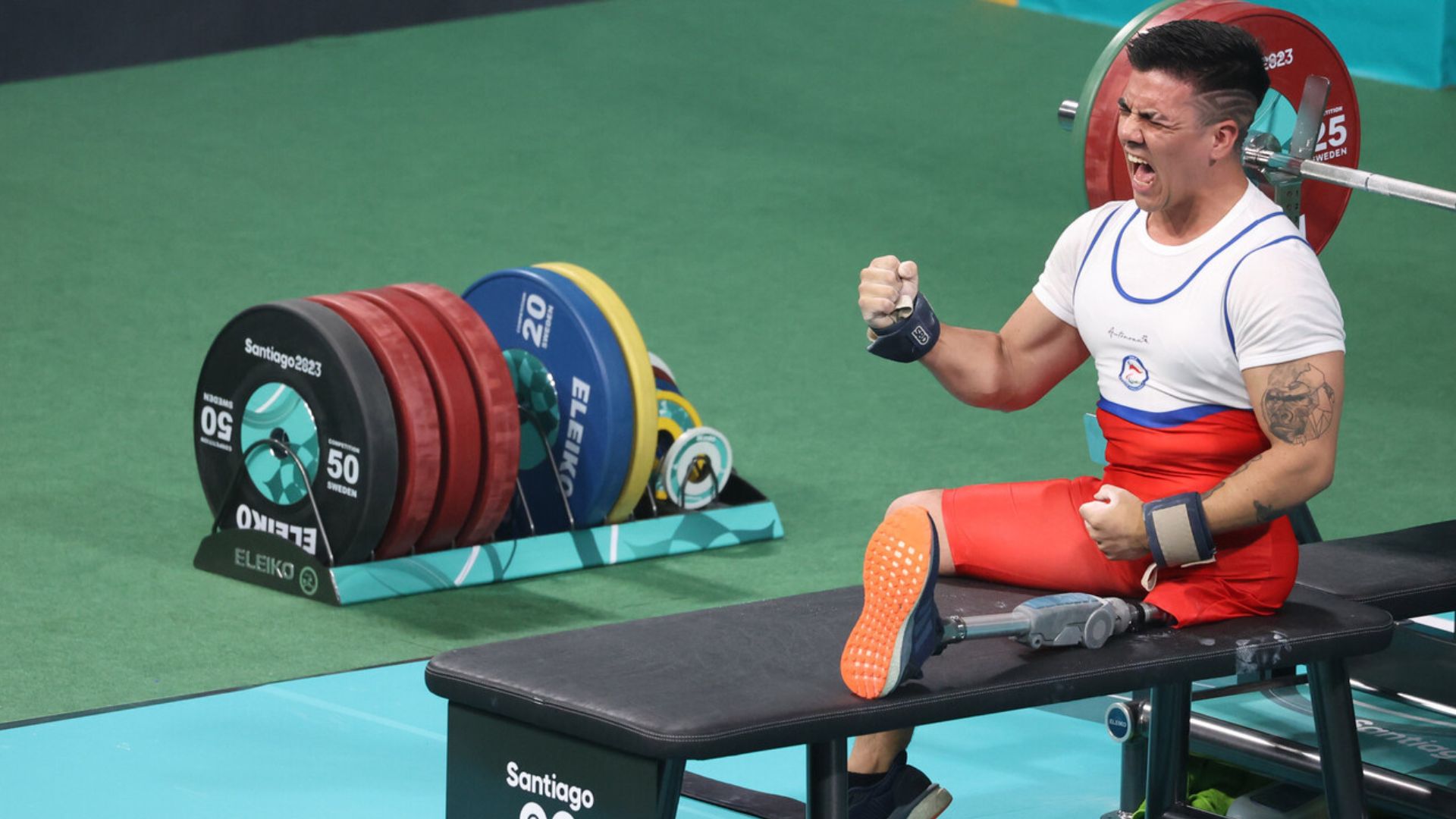 Javier Ignacio Jiménez logra plata para Chile en Para powerlifting