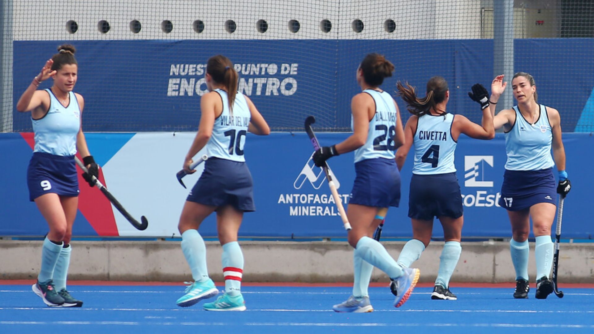 Uruguay terminó quinto en hockey césped femenino