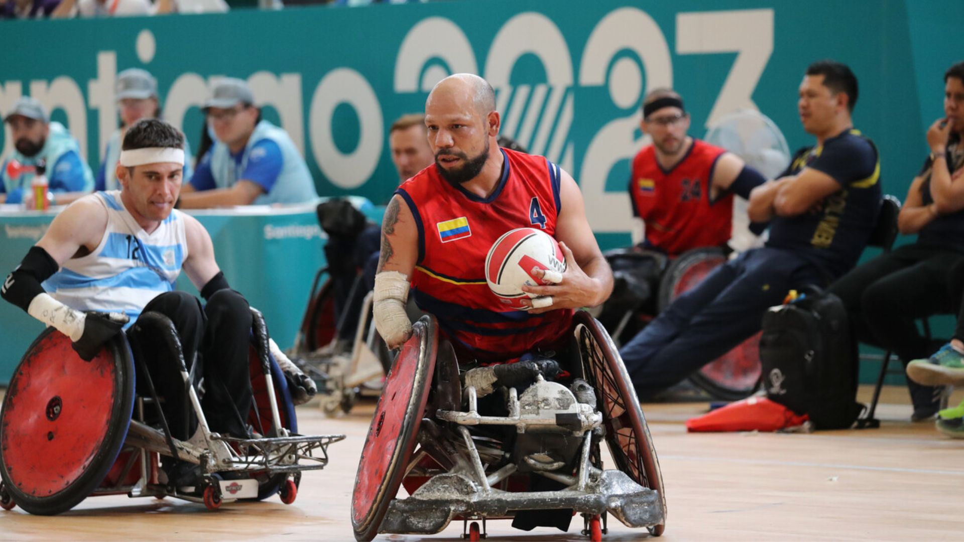 Rugby en silla de ruedas: Brasil y Colombia los otros semifinalistas