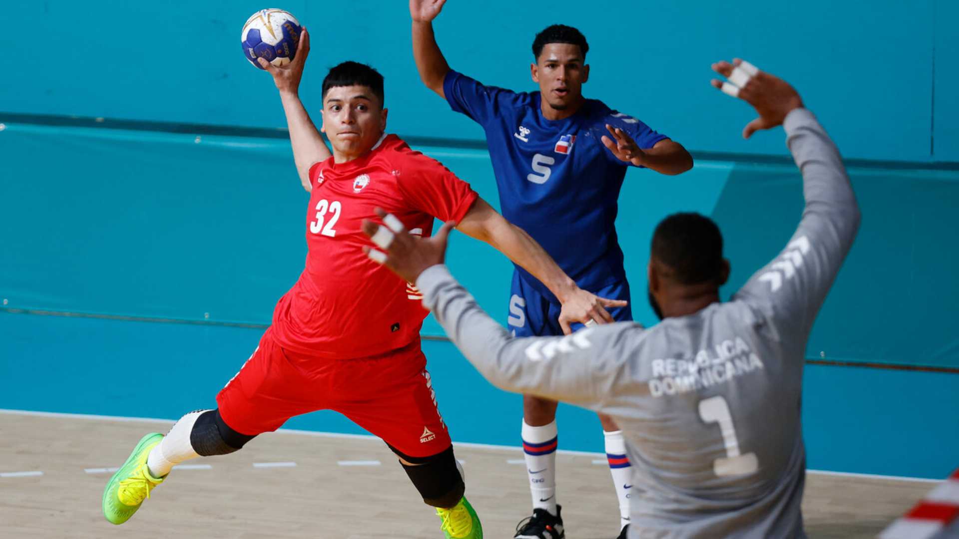 Chile vence con autoridad a República Dominicana en el balonmano masculino