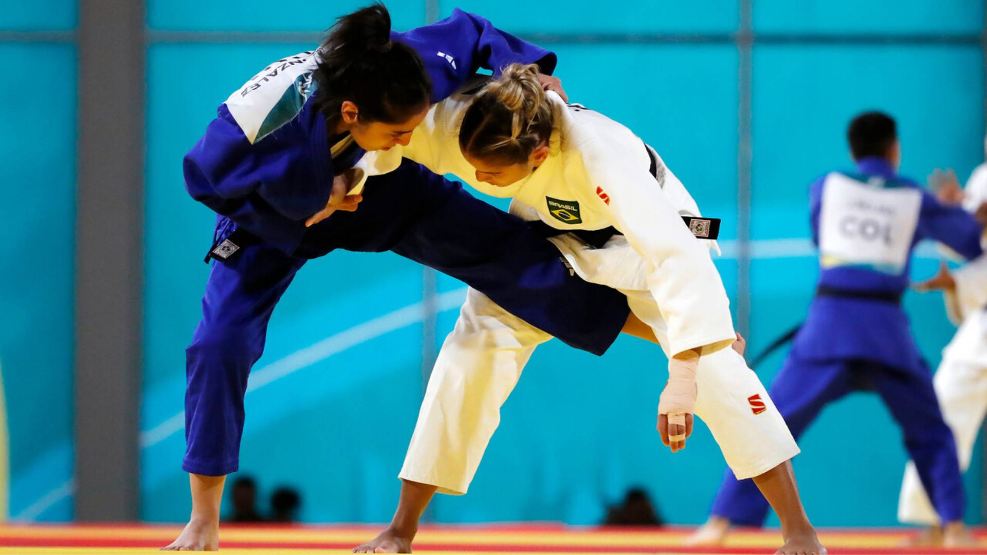 Three Chileans compete for bronze medals on the first day of judo
