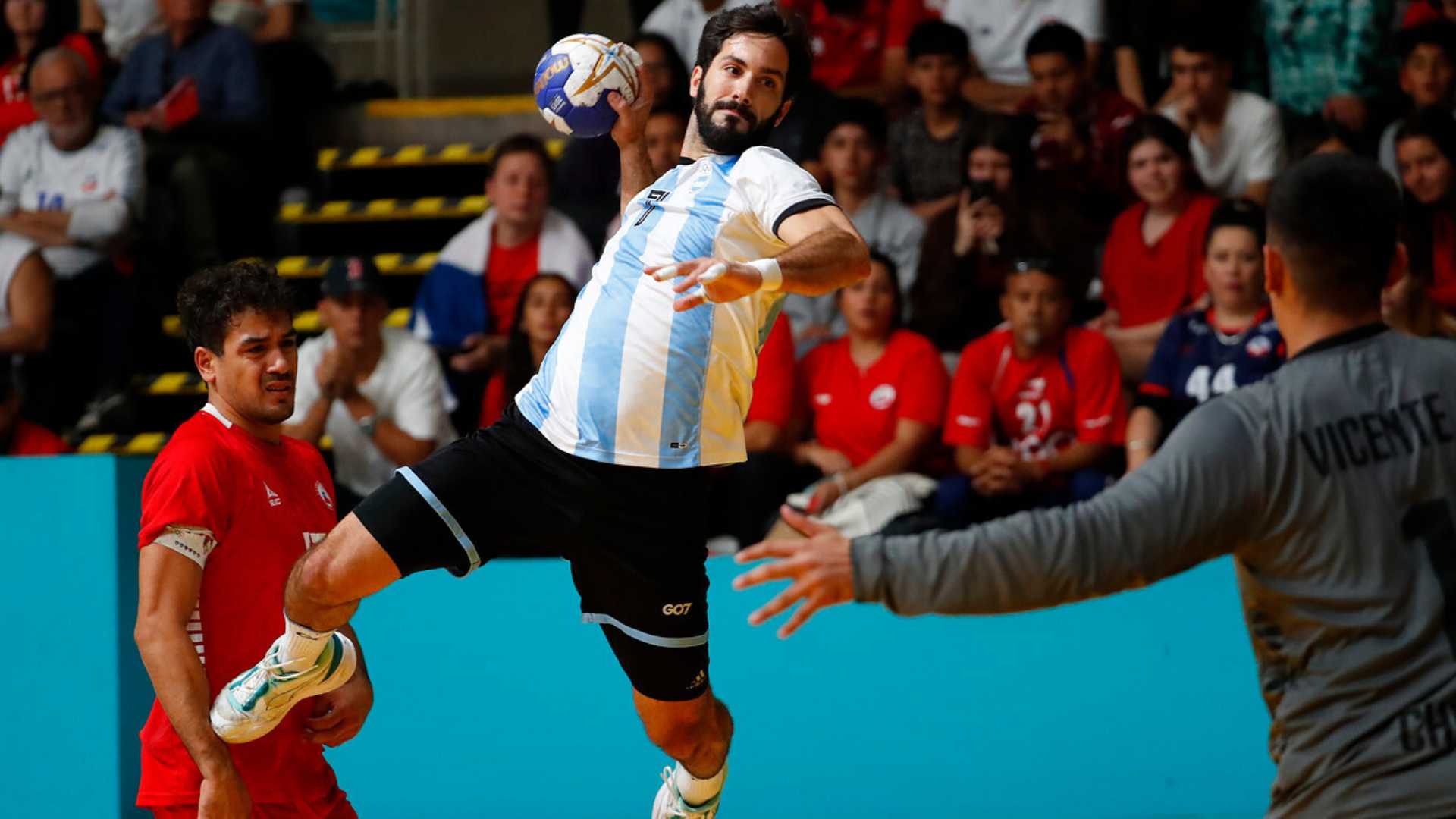 Argentina defeats Chile in the classic match and goes for gold in handball