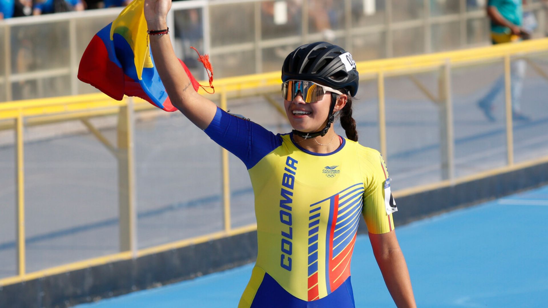 Colombia consigue oro en los 1000 metros sprint femenino