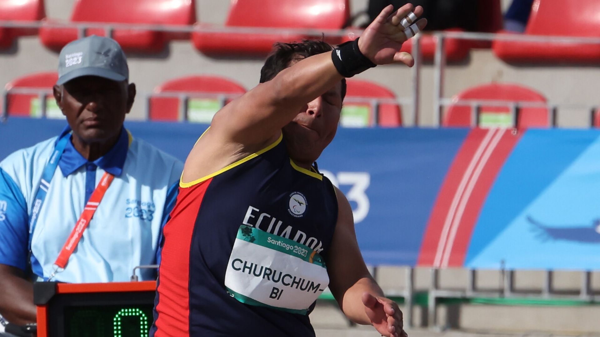 Marco Antonio Churuchumbi aumenta los triunfos de Ecuador en el Para atletismo