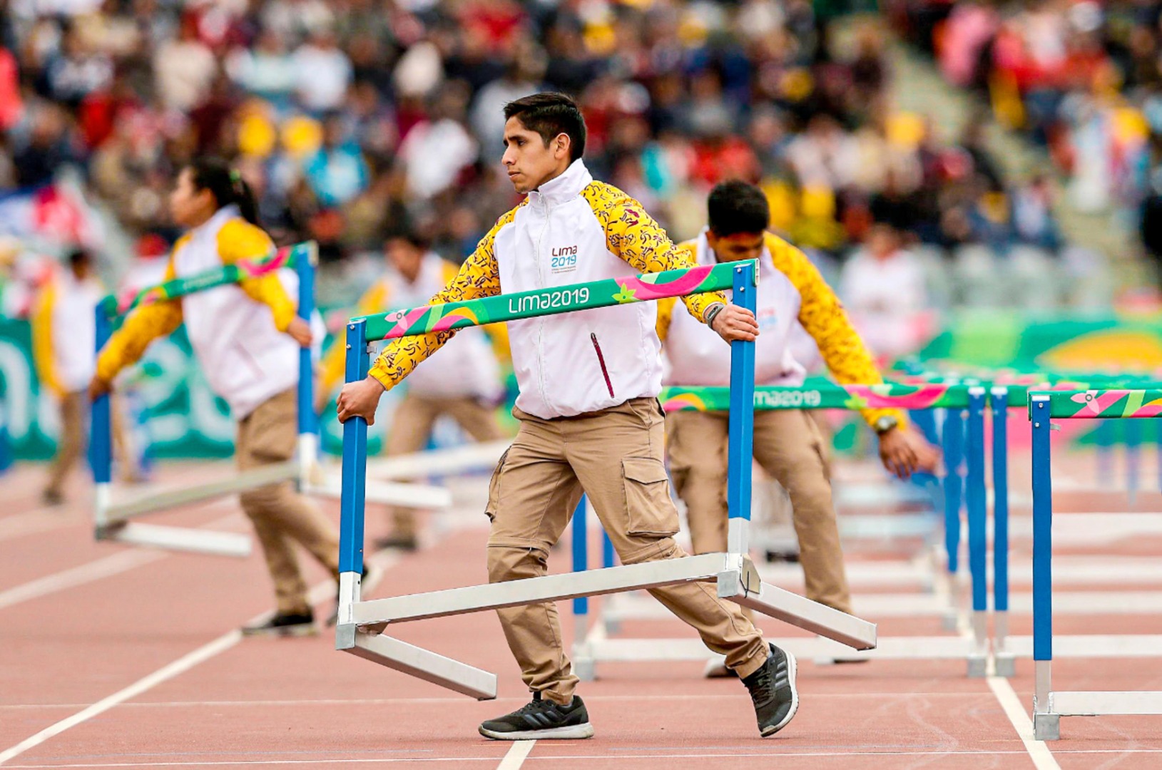 Voluntarios y voluntarias en Juegos Panamericanos