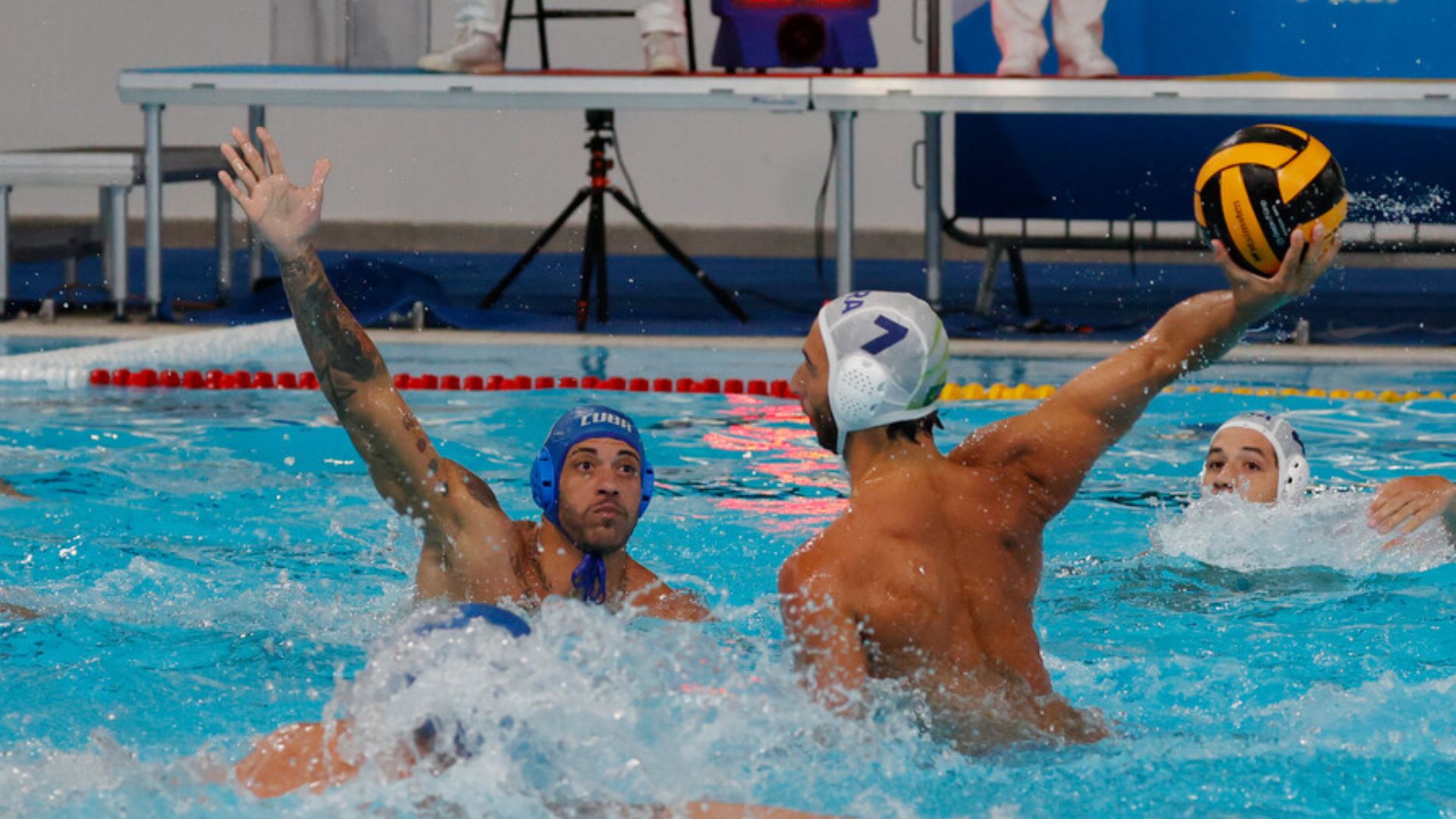 Brasil, Argentina, the USA, and Canada go for gold in water polo