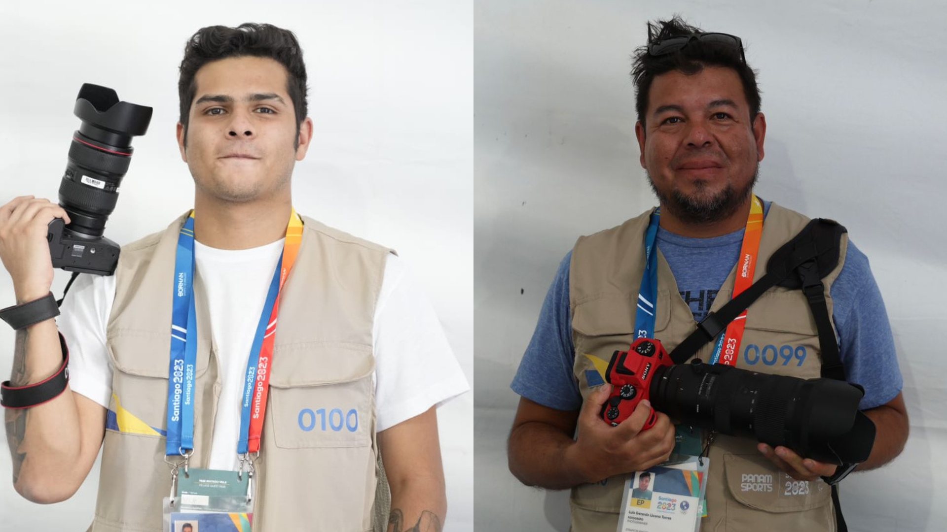 Luis y Diego llegaron con sus cámaras a Chile con una doble misión profesional