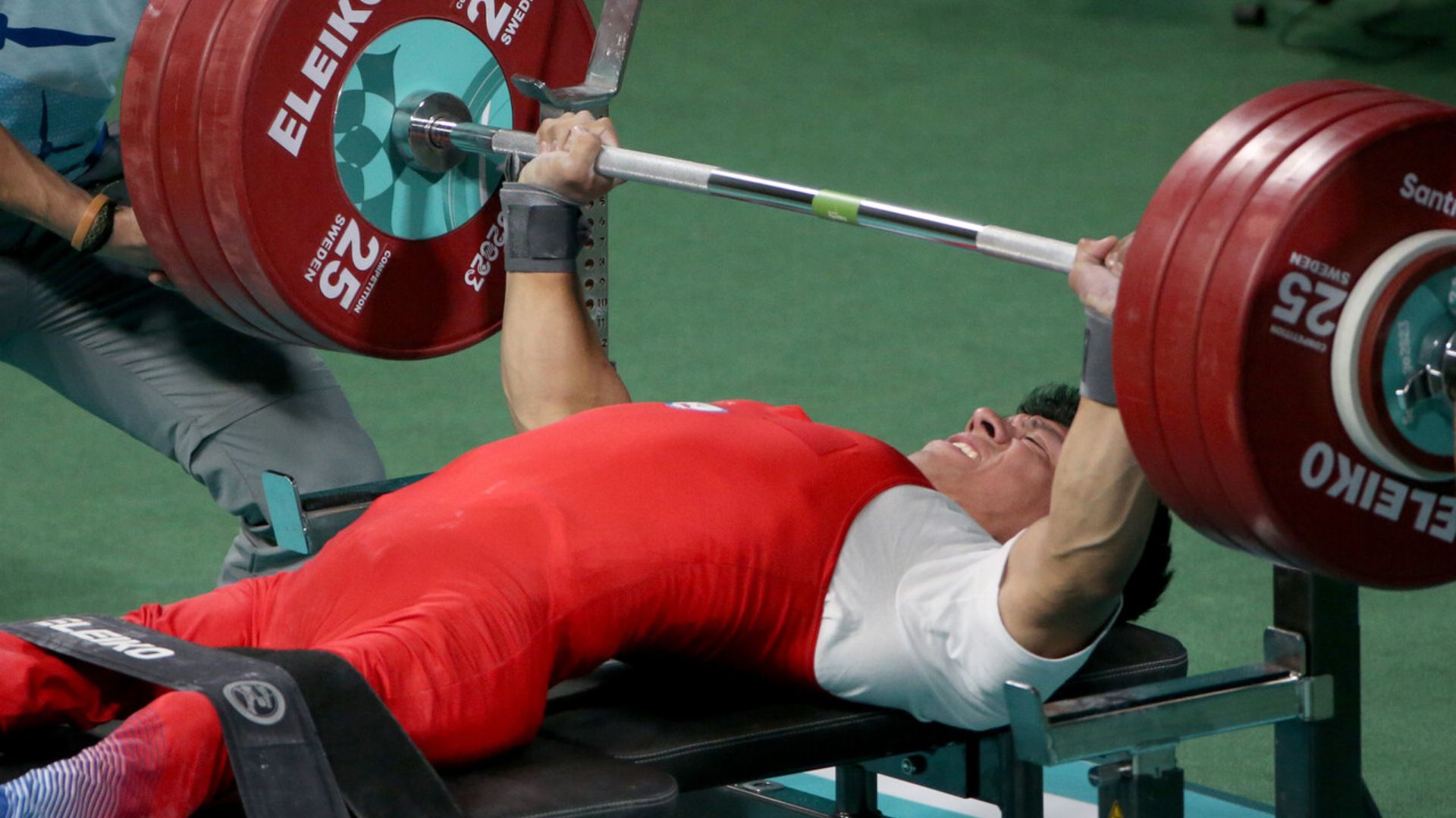 Jorge Carinao le da un nuevo oro a Chile en Para powerlifting