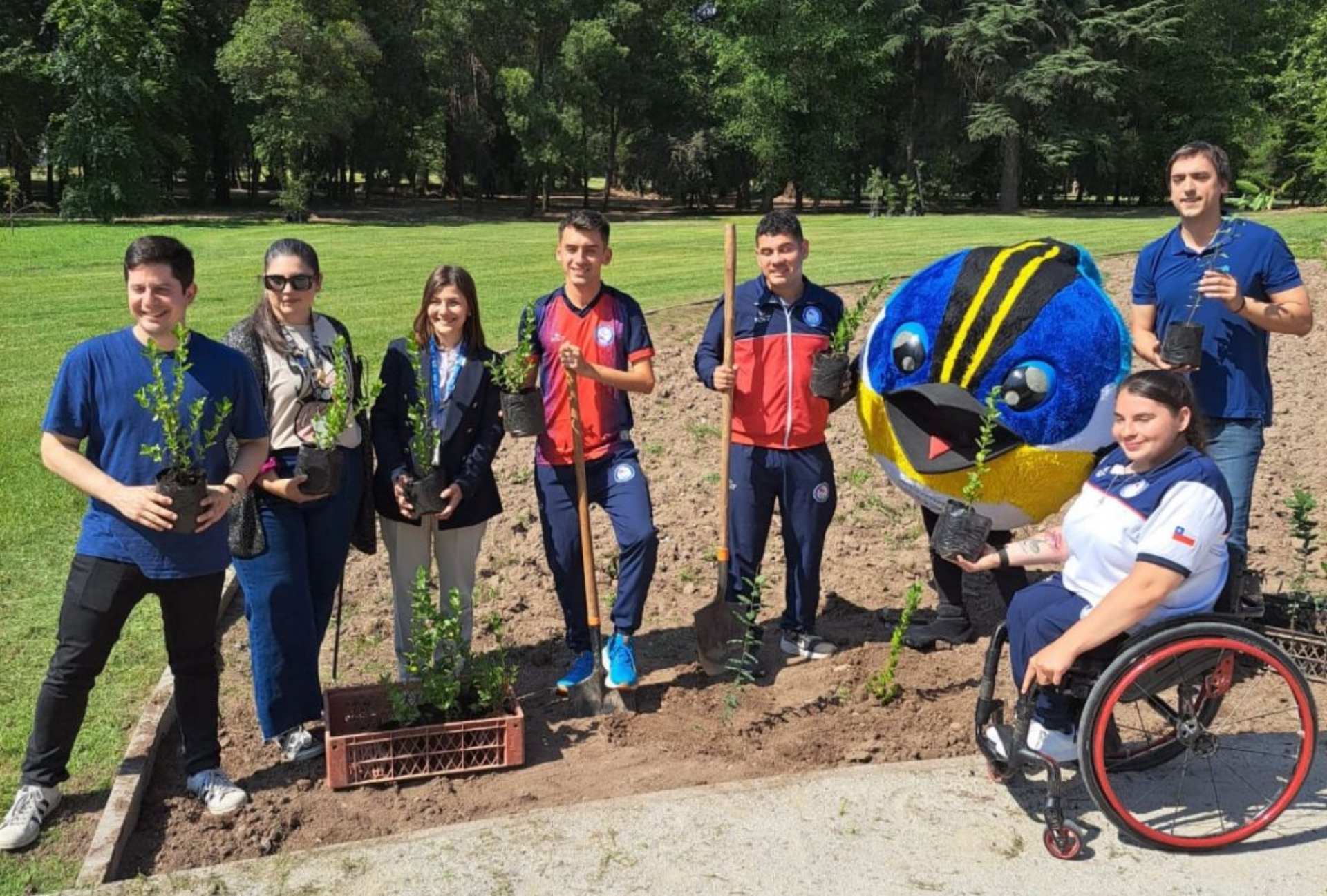 Plantarán 2.000 árboles que representarán a todos los Para deportistas de Santiago 2023