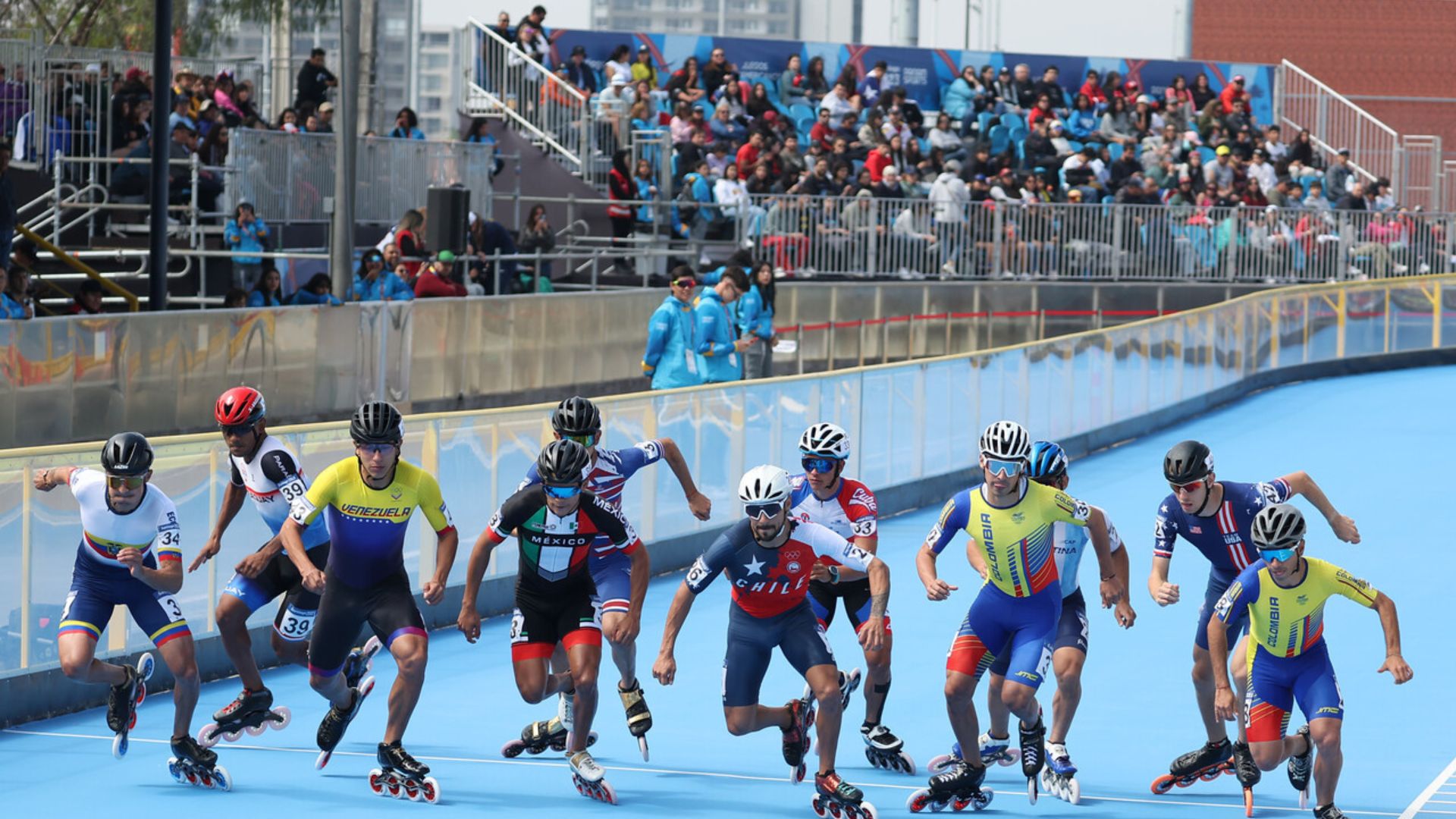 Patinaje de velocidad: Colombia hizo el 1-2 en 10 mil eliminación masculino