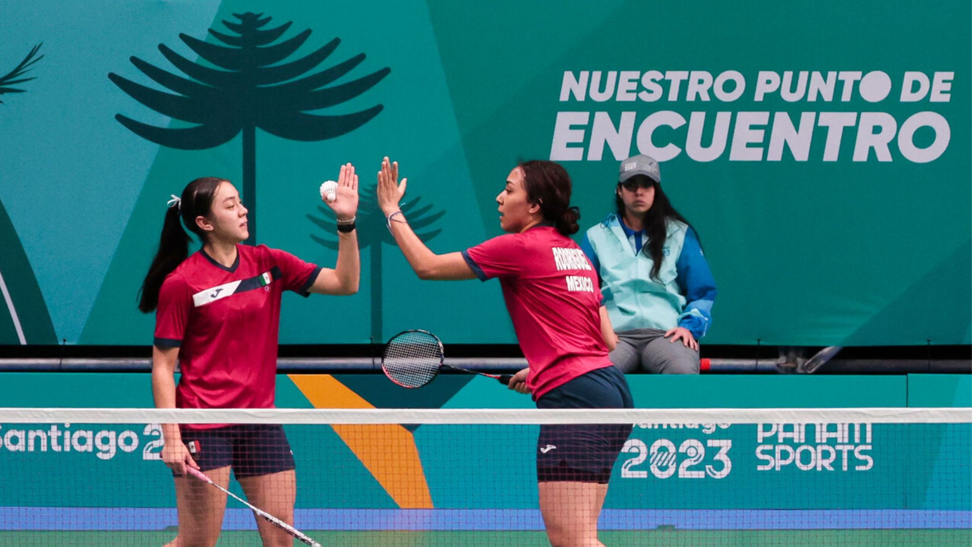 Mexico was the big winner in badminton on Monday morning