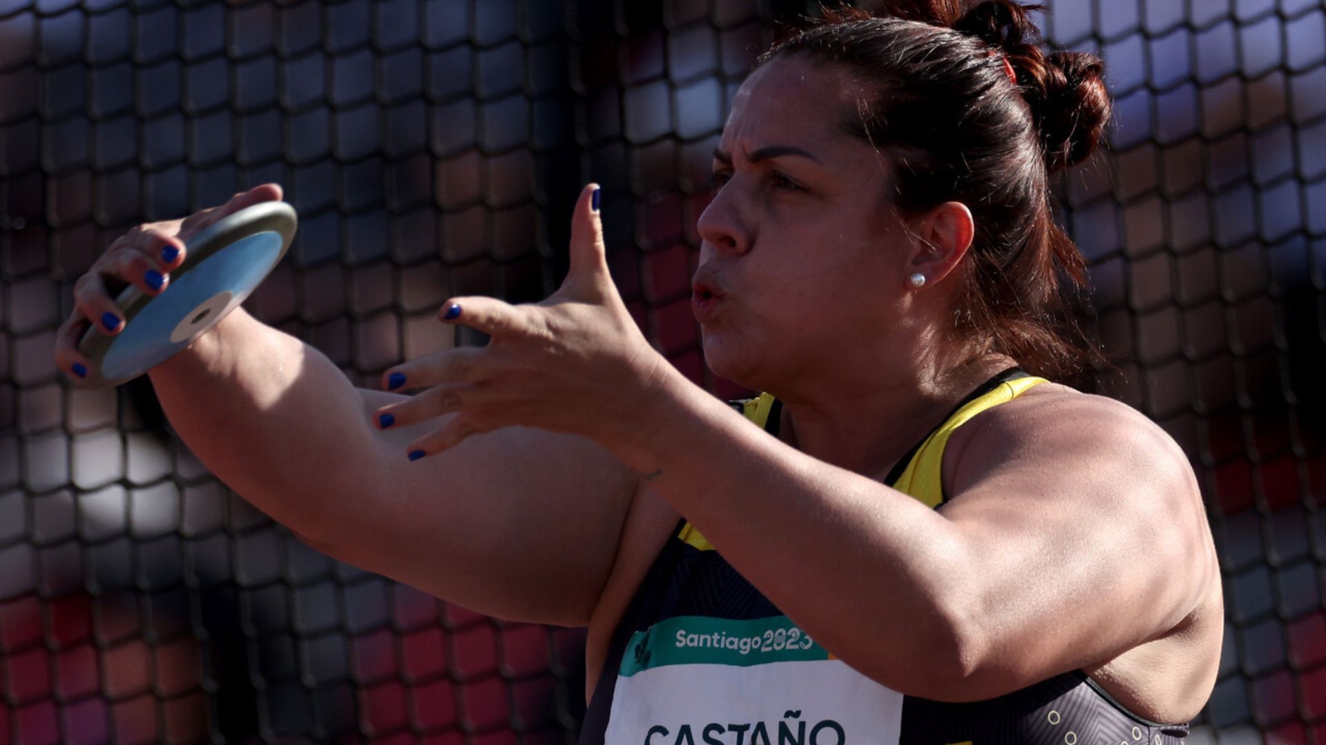 Colombiana Érica Castaño logra récord parapanamericano en disco F55