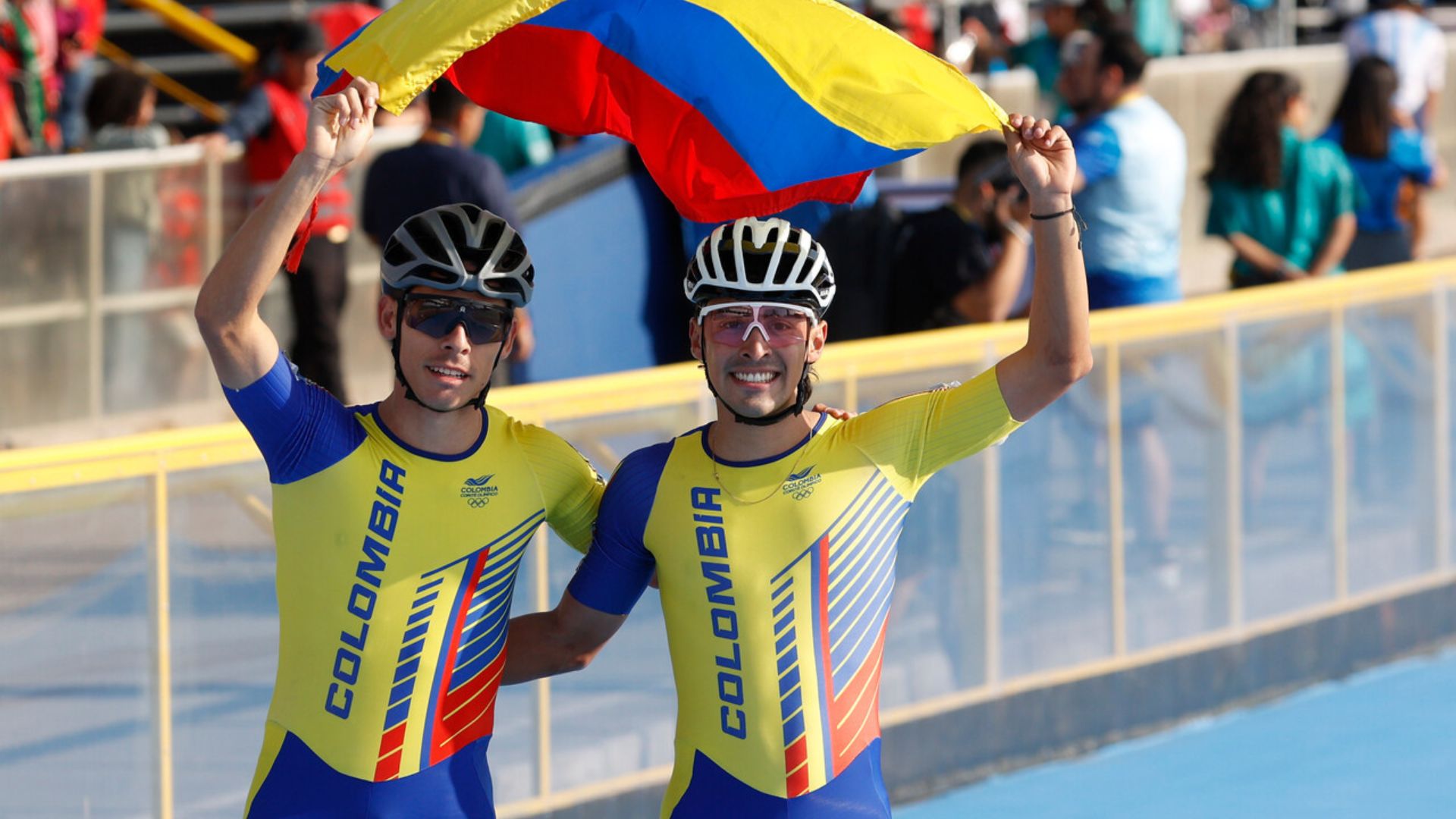 Gold and Silver for Colombia in the Male's 1000-Meter Sprint