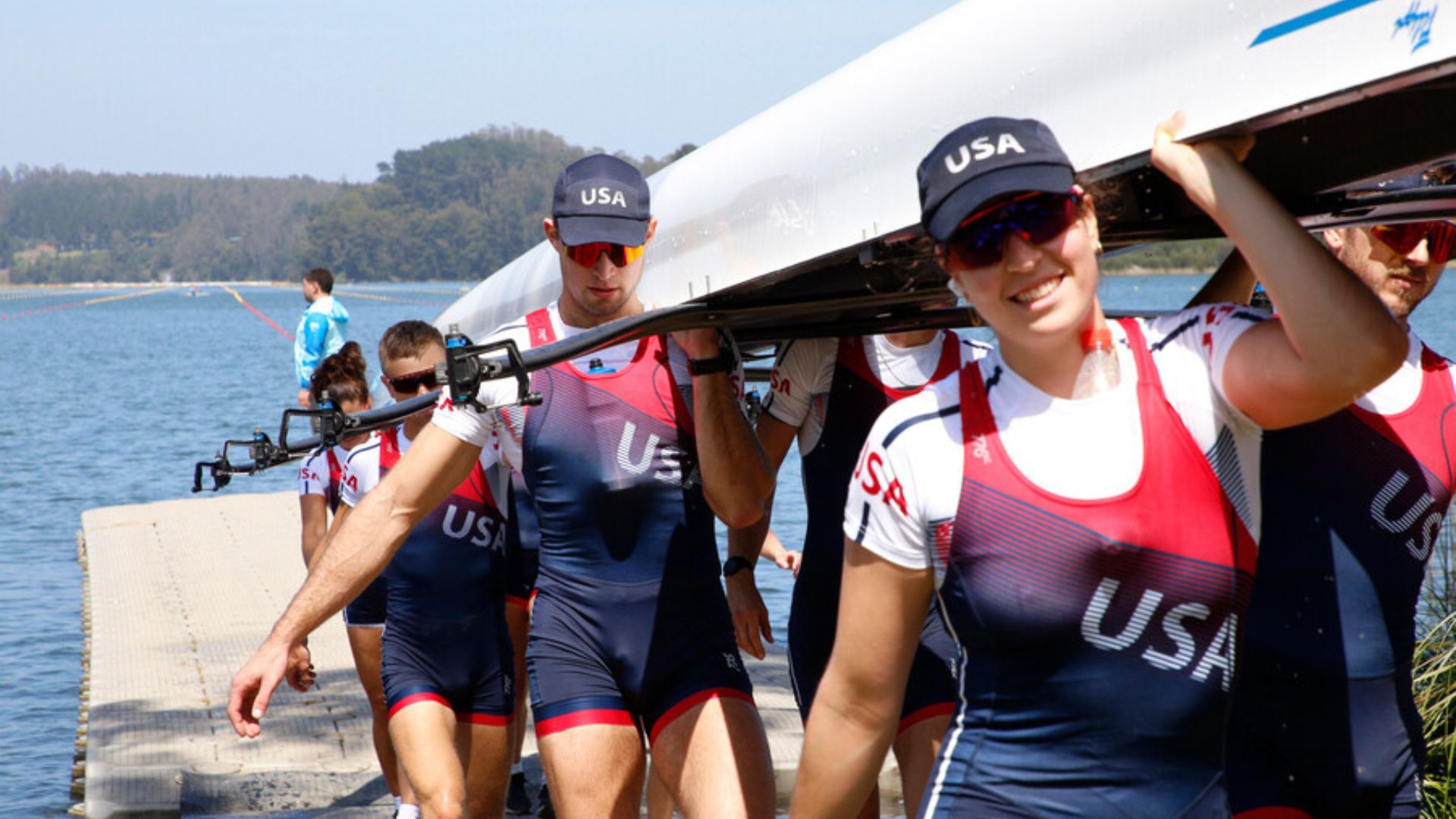 United States wins the Mixed Eight with Coxswain and is the Pan American Rowing