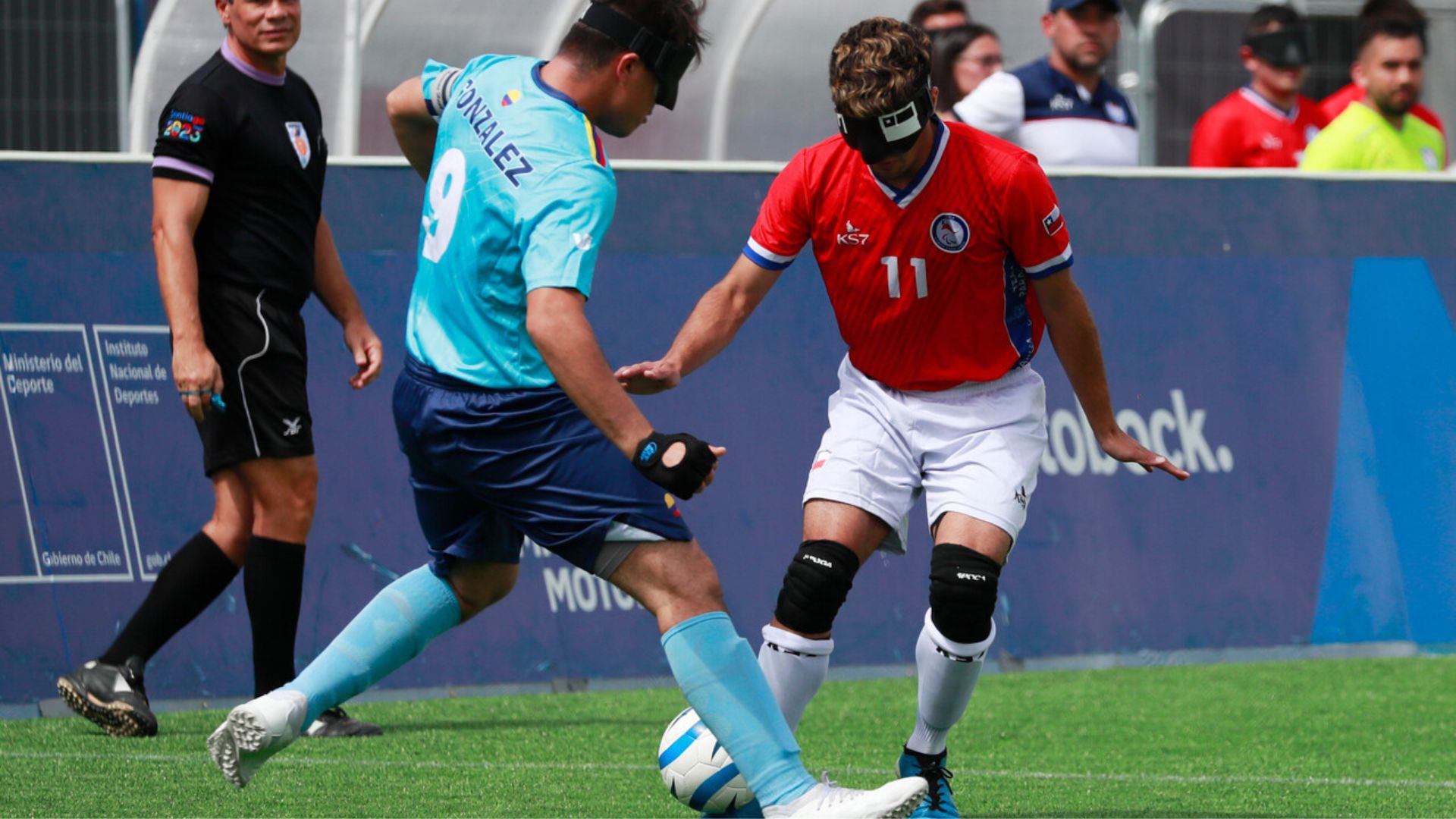 Fútbol para ciegos: Colombia derrotó a Chile y disputará medalla
