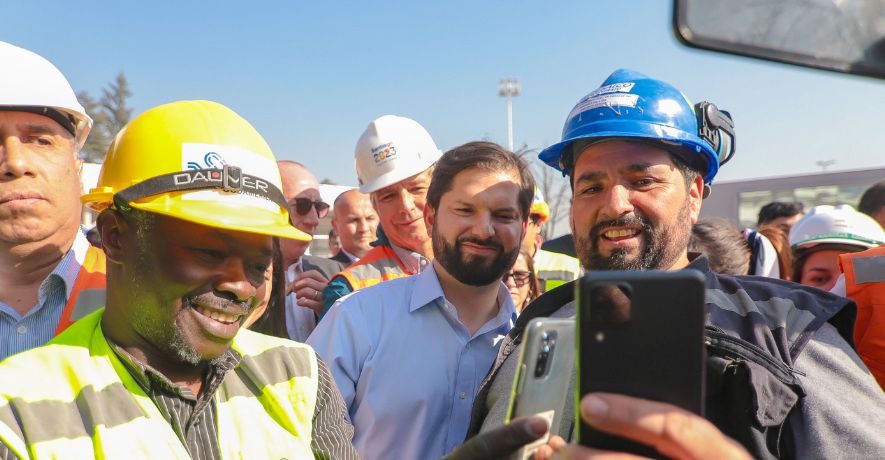 Presidente Boric constató avances en Parque Estadio Nacional: “Nuestro deber y compromiso es llegar con todas las obras a tiempo”