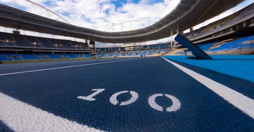 New athletics track at the Estadio Nacional promises better performances in Santiago 2023. (Picture: Mondo).