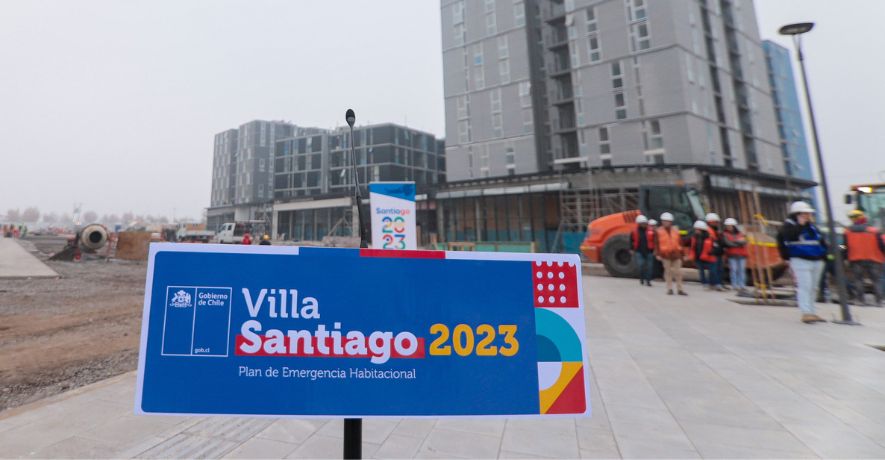 Villa Santiago 2023 presenta más de 90% de avance y entregan llaves de cuatro torres para los Juegos