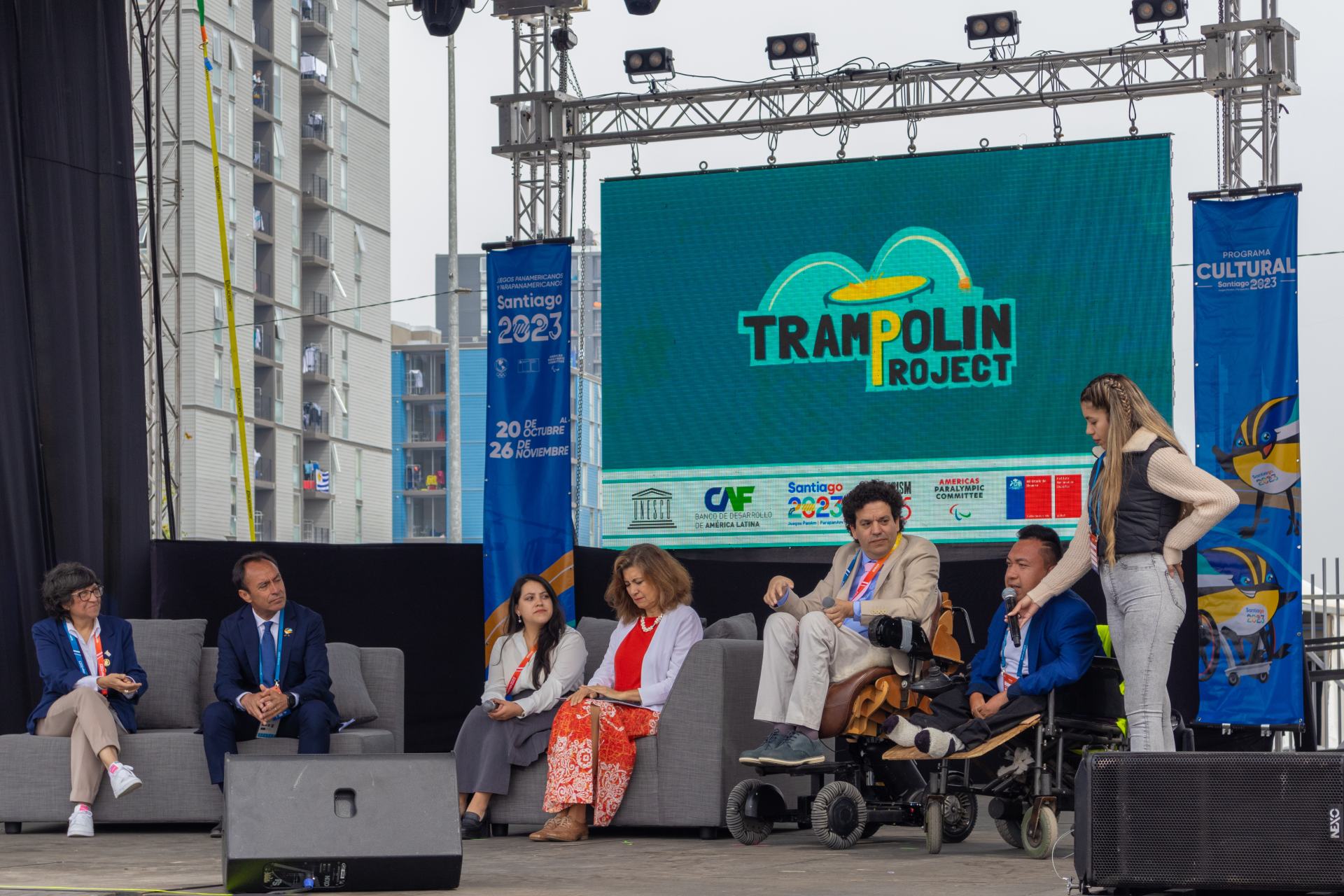 Santiago 2023 lanza proyecto Trampolín en colaboración con Unesco y CAF