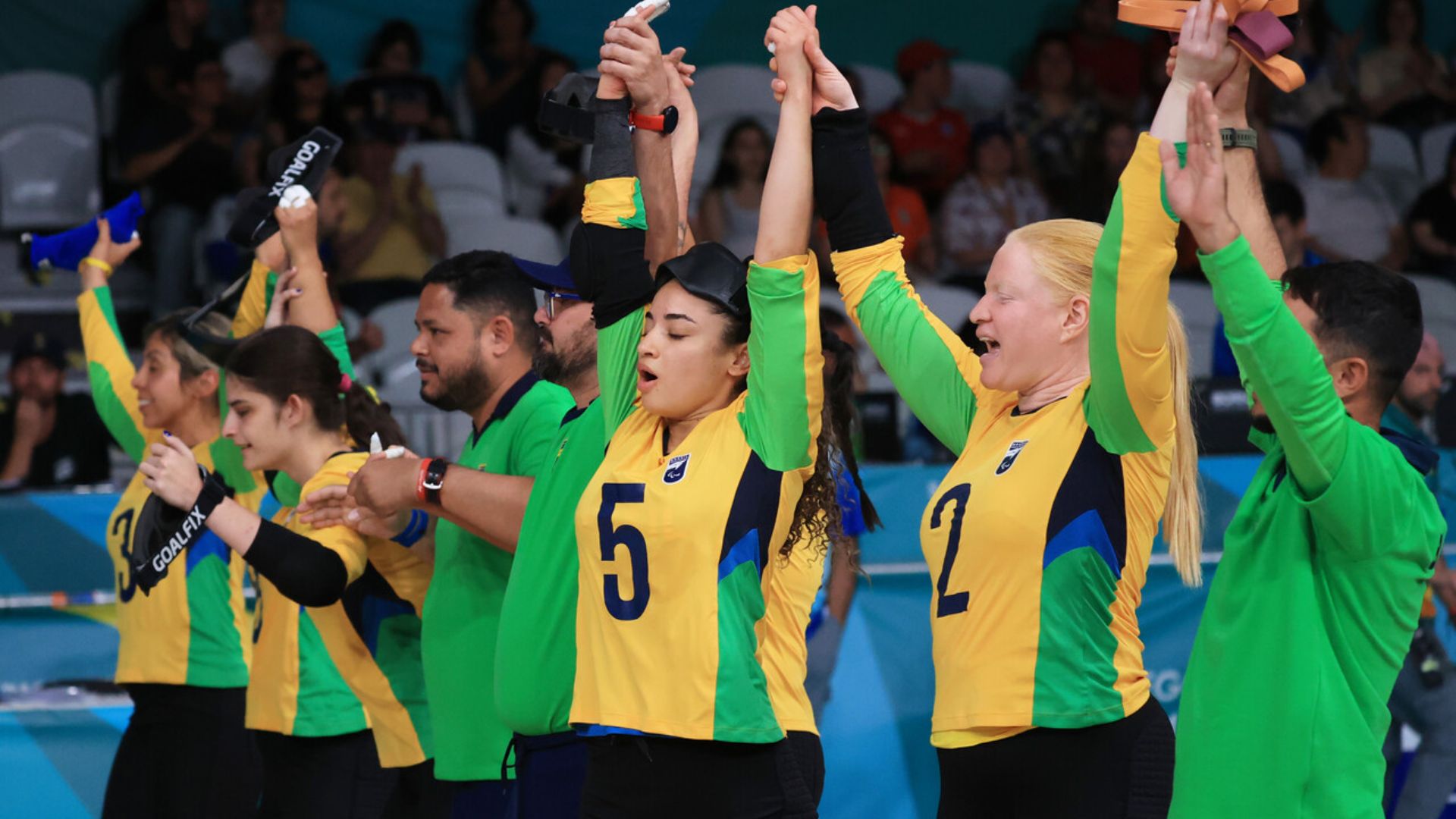 Brazil Advances to Quarterfinals in Goalball With a “Poker" From Danielle Vilas