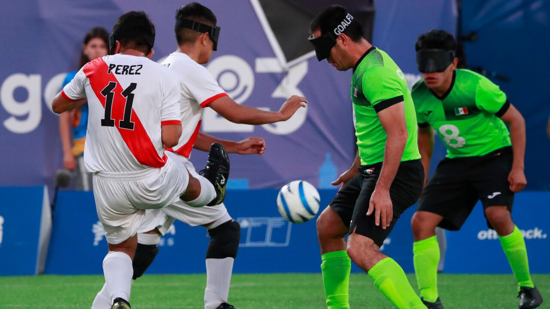Fútbol para ciegos: Perú y México reparten puntos en un partidazo