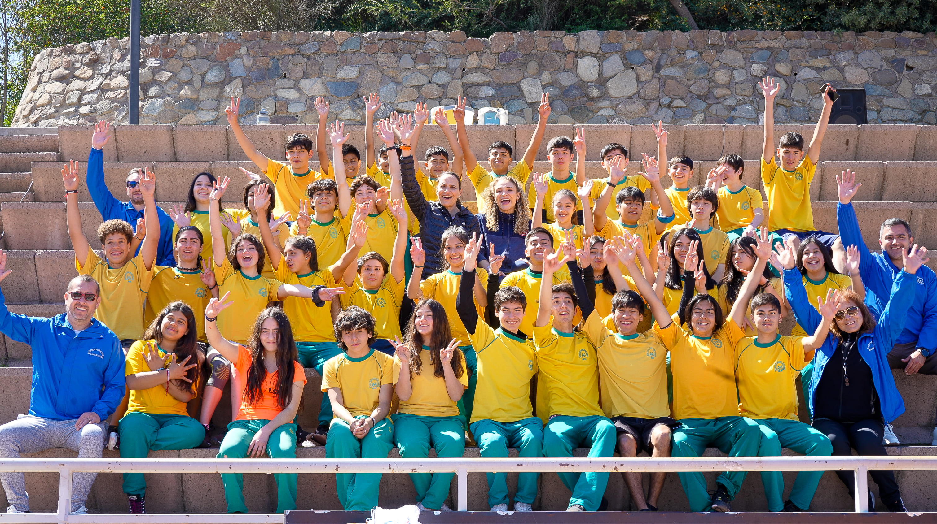 Atleta del Team Chile Martina Weil lideró clínica deportiva para escolares de Las Condes