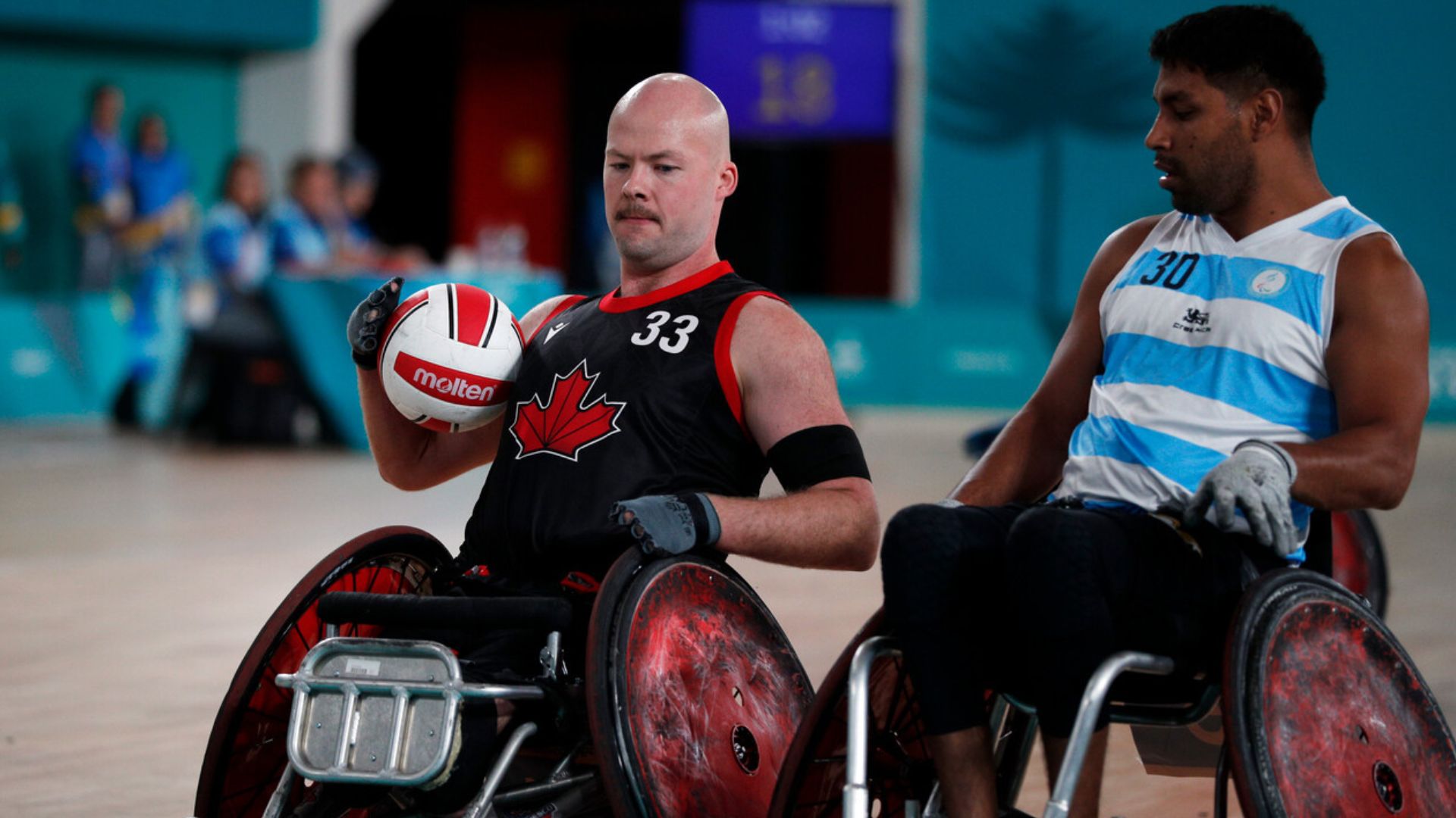 Rugby en silla de ruedas: Canadá debuta goleando a Argentina
