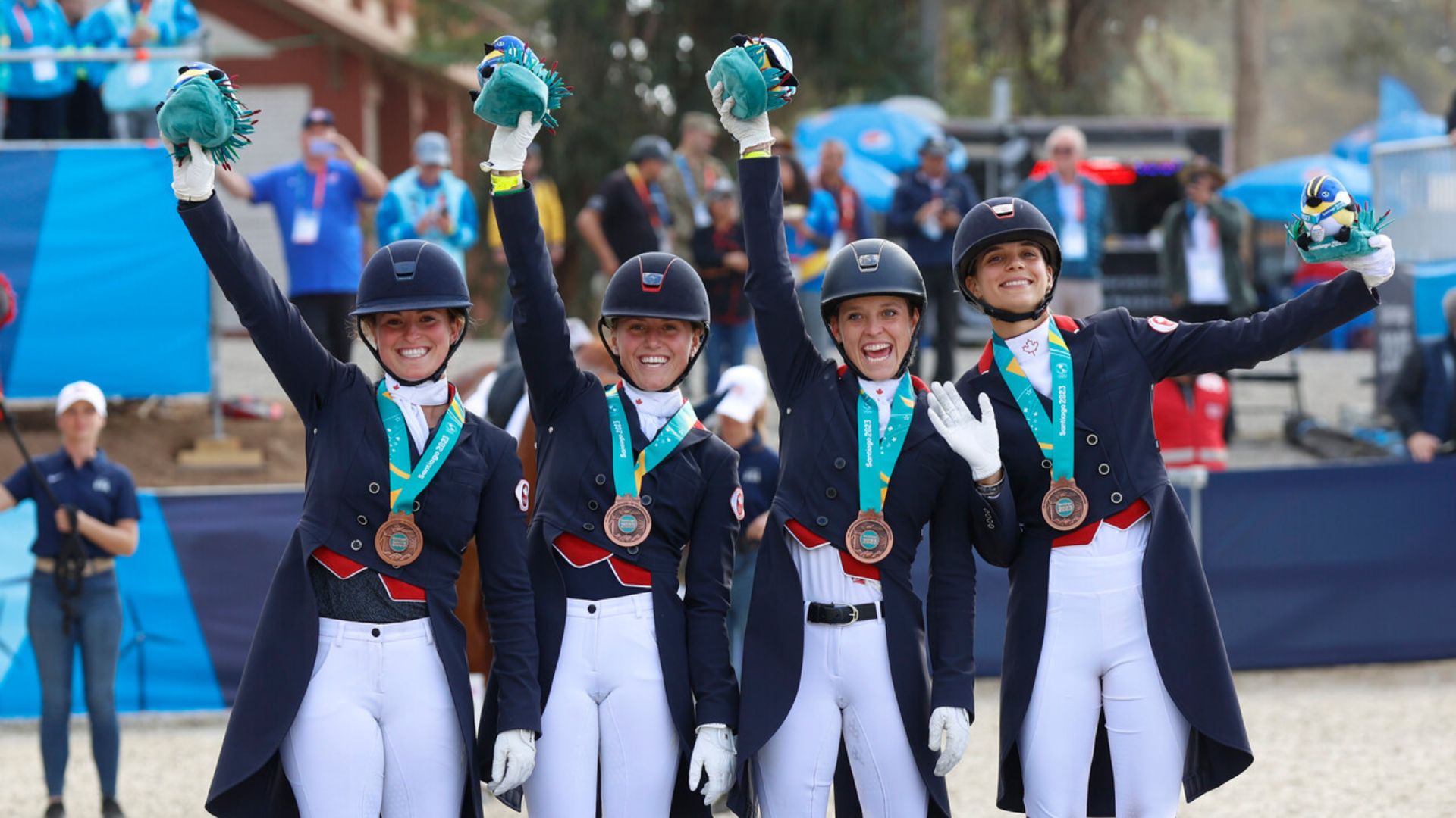 Equestrian dressage: The United States wins gold in team event