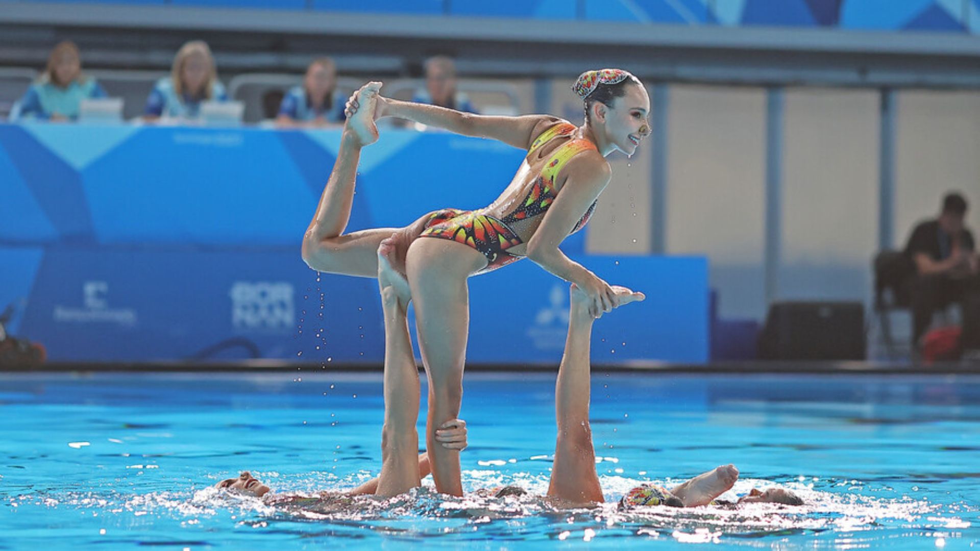 México sigue dominando la natación artística por equipos