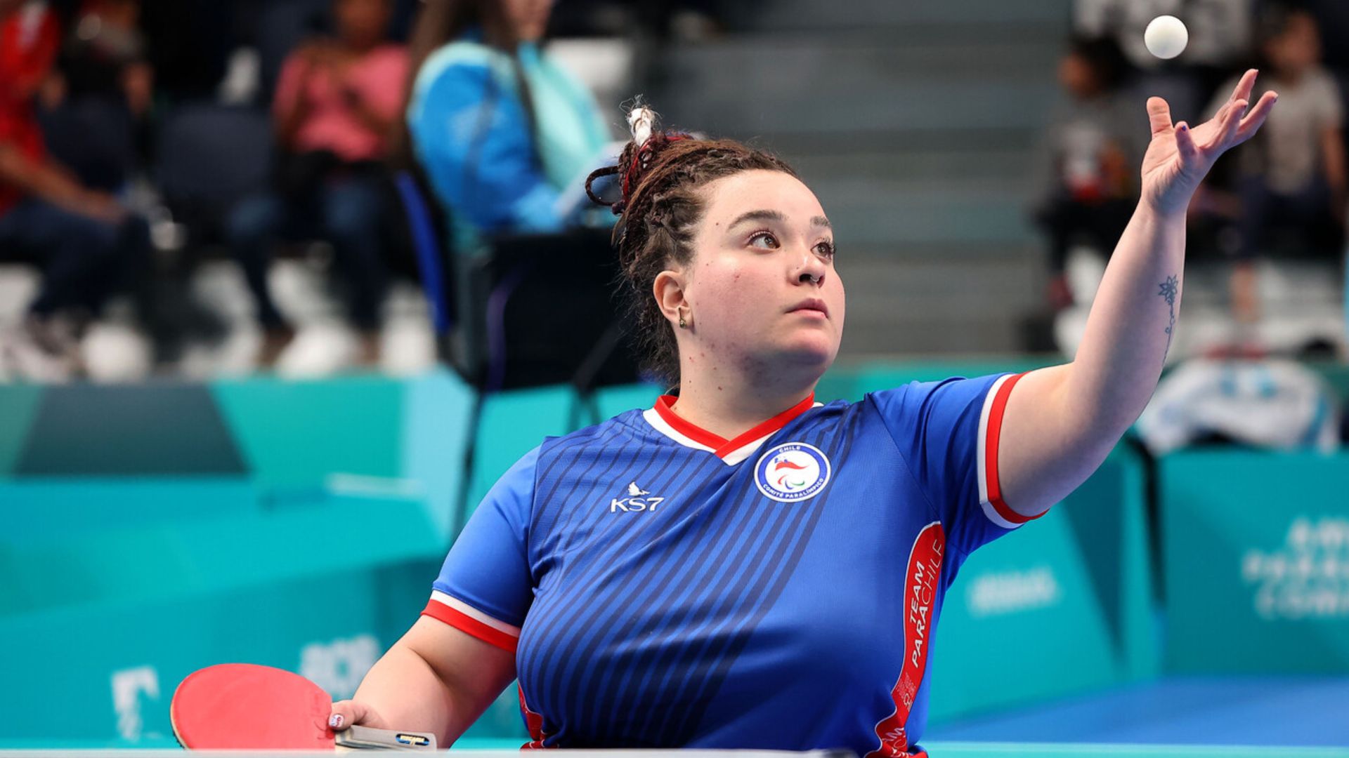 Tamara Leonelli asegura la tercera medalla para Chile en el para tenis de mesa