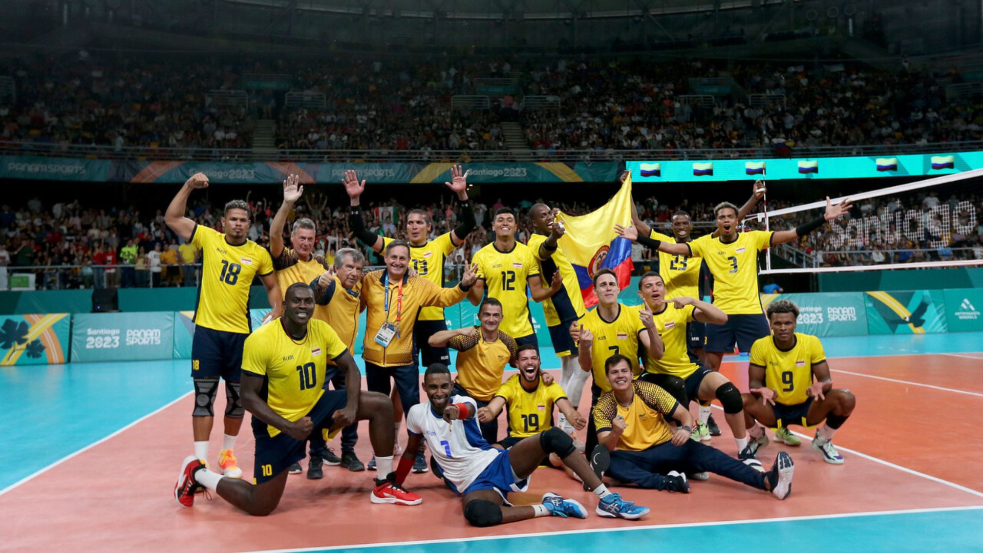 Colombia ganó una histórica medalla de bronce en el vóleibol masculino