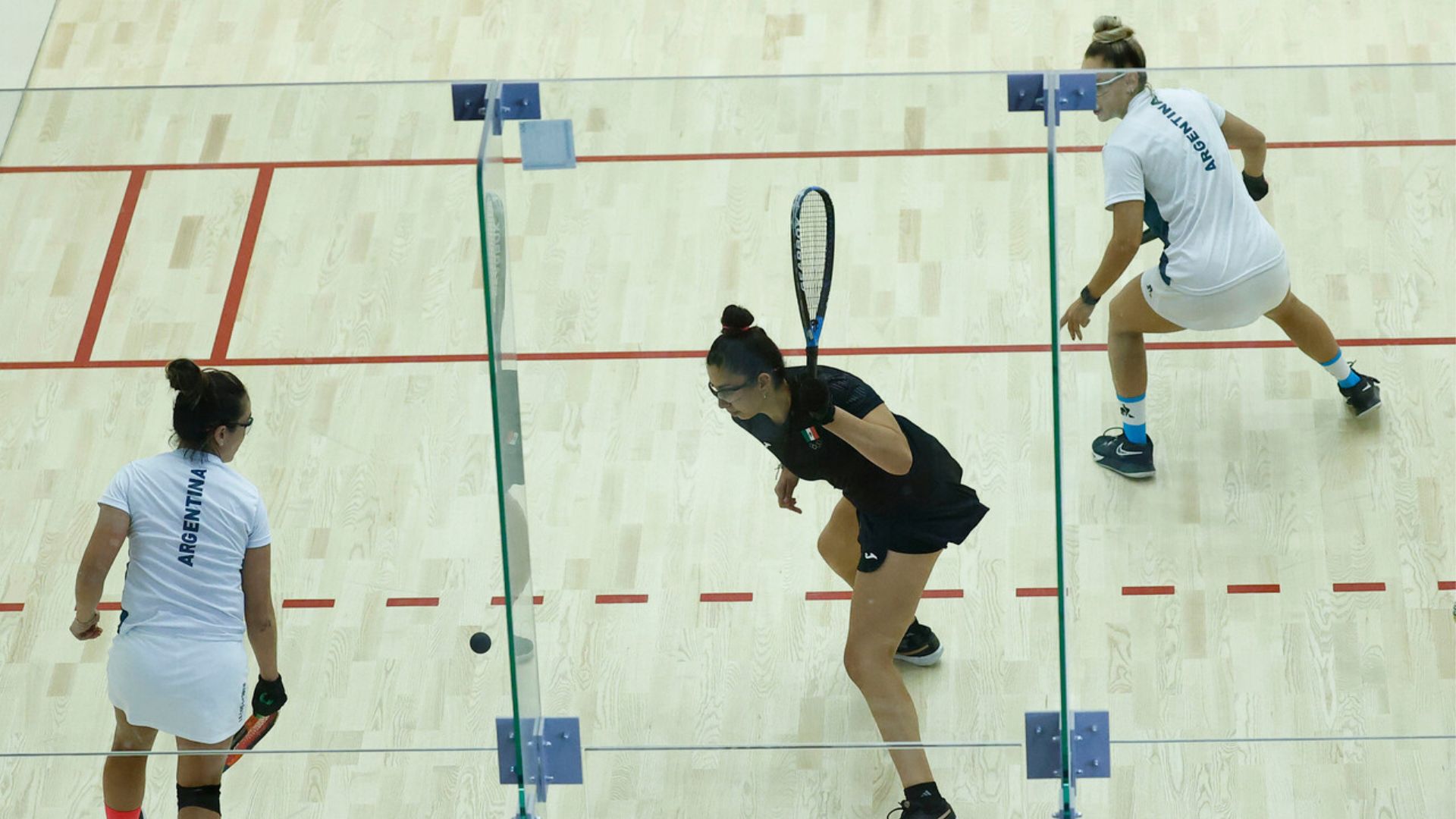 Racquetball bids farewell to Santiago with new gold for the Mexican females