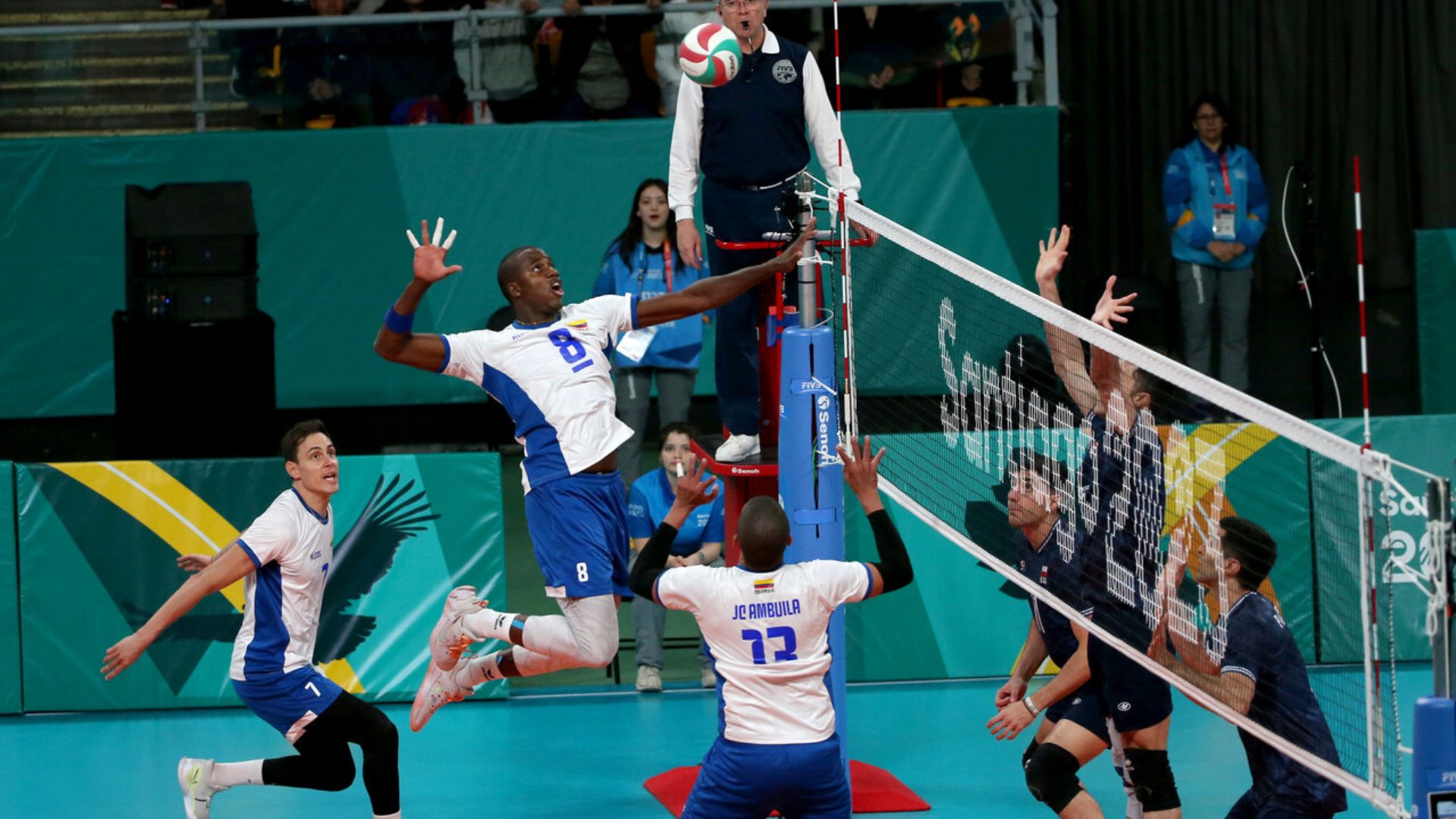 Male's Volleyball: Colombia advances to semifinals